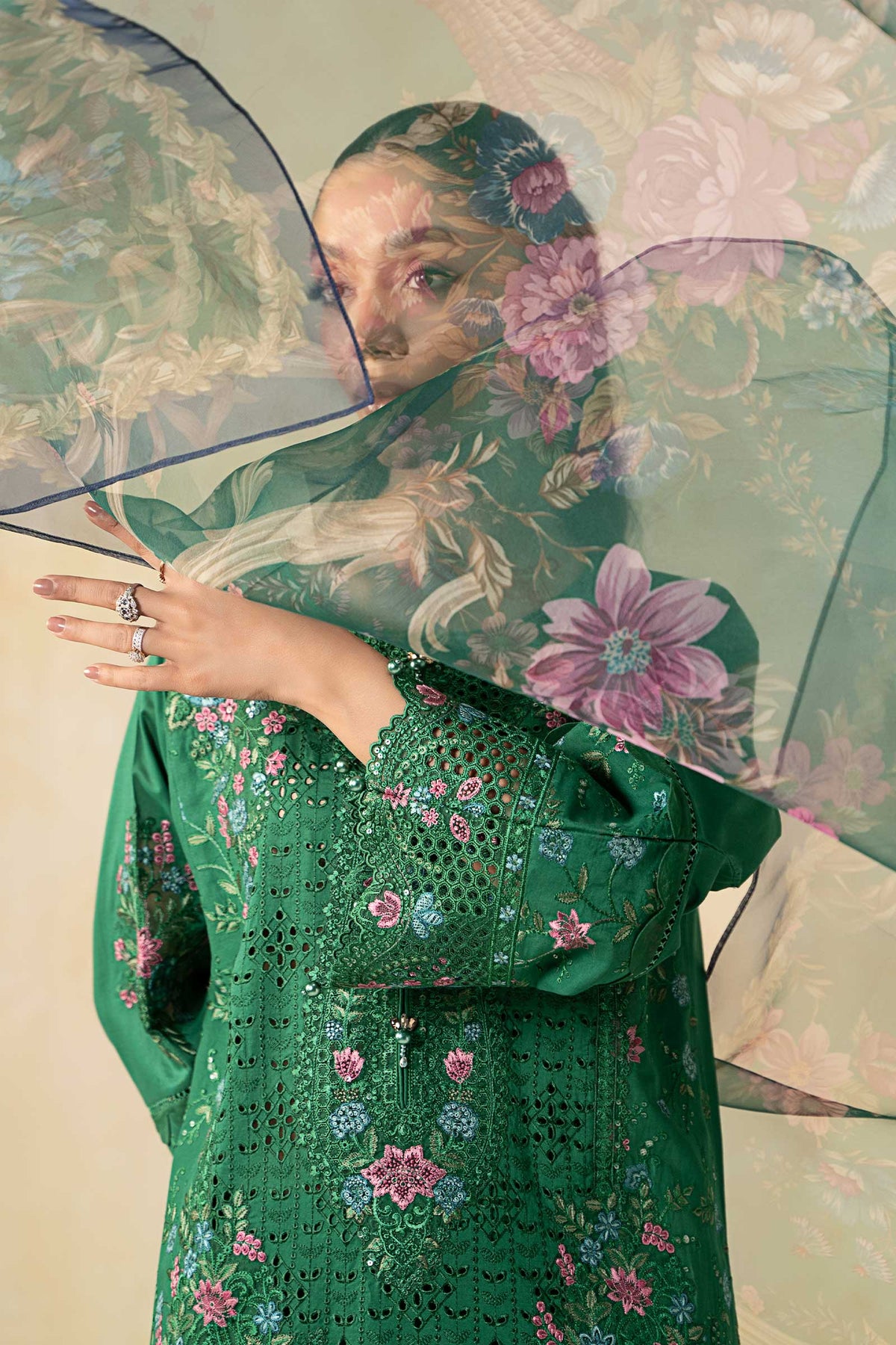 3 Piece Embroidered Lawn Suit