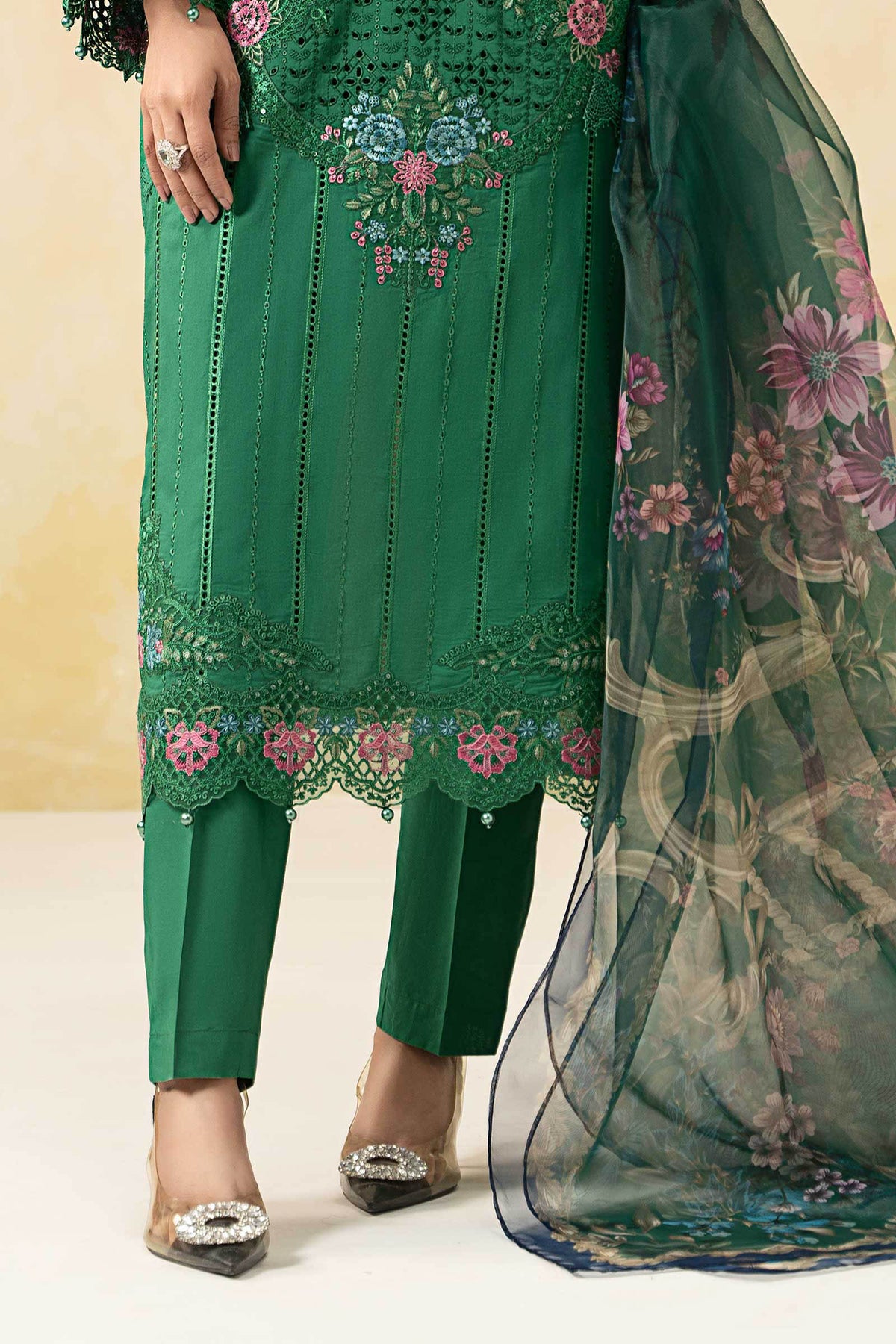 3 Piece Embroidered Lawn Suit