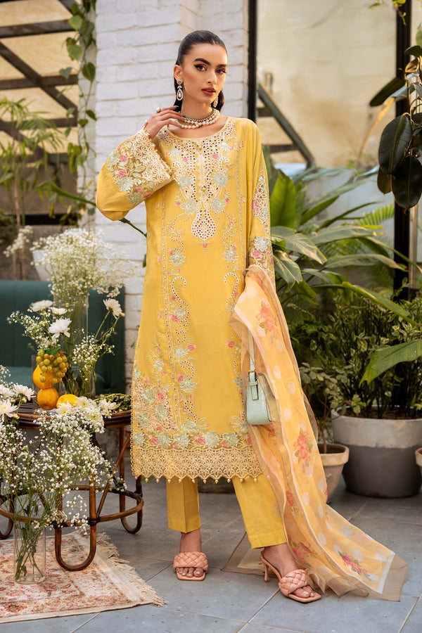 3 Piece Embroidered Lawn Suit