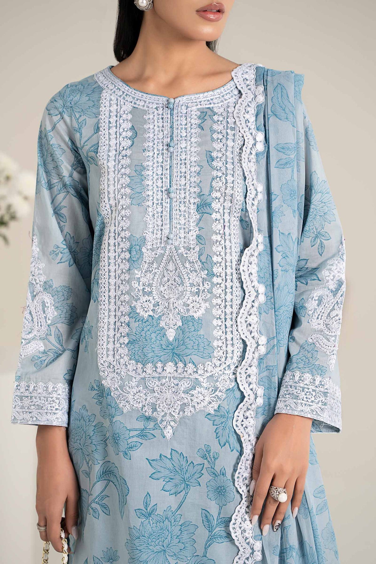 3 Piece Printed Lawn Suit