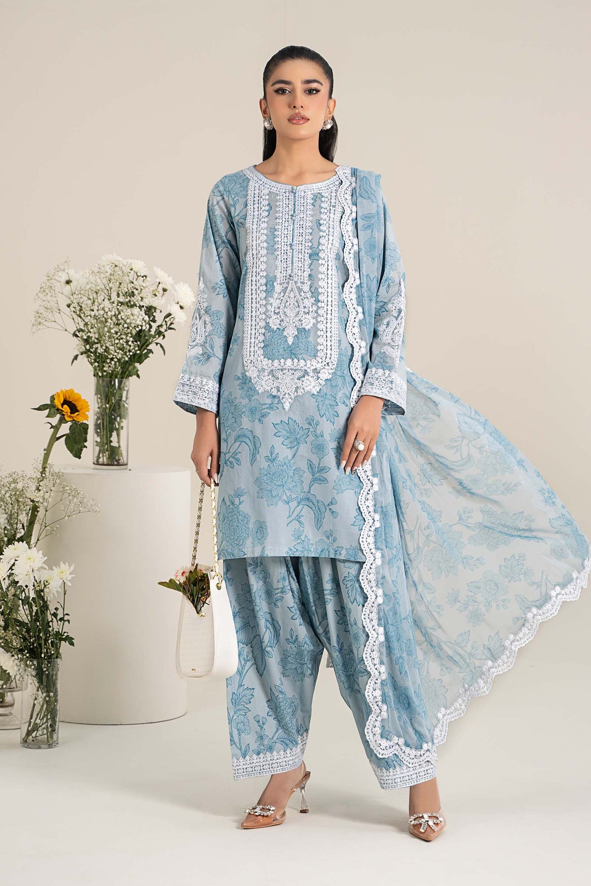 3 Piece Printed Lawn Suit