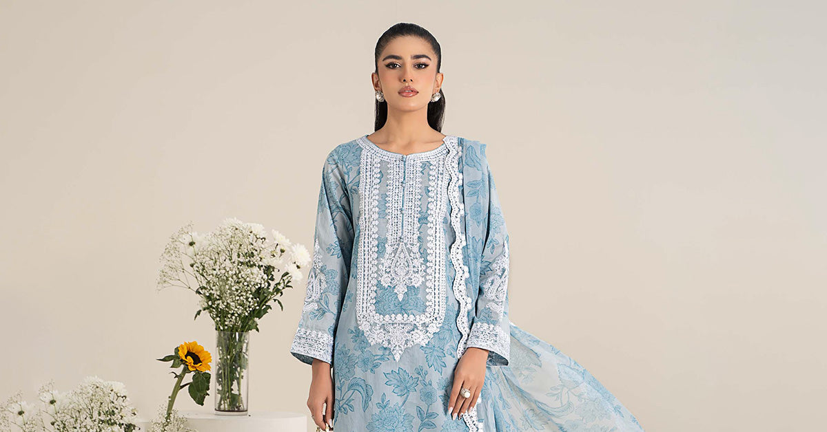 3 Piece Printed Lawn Suit