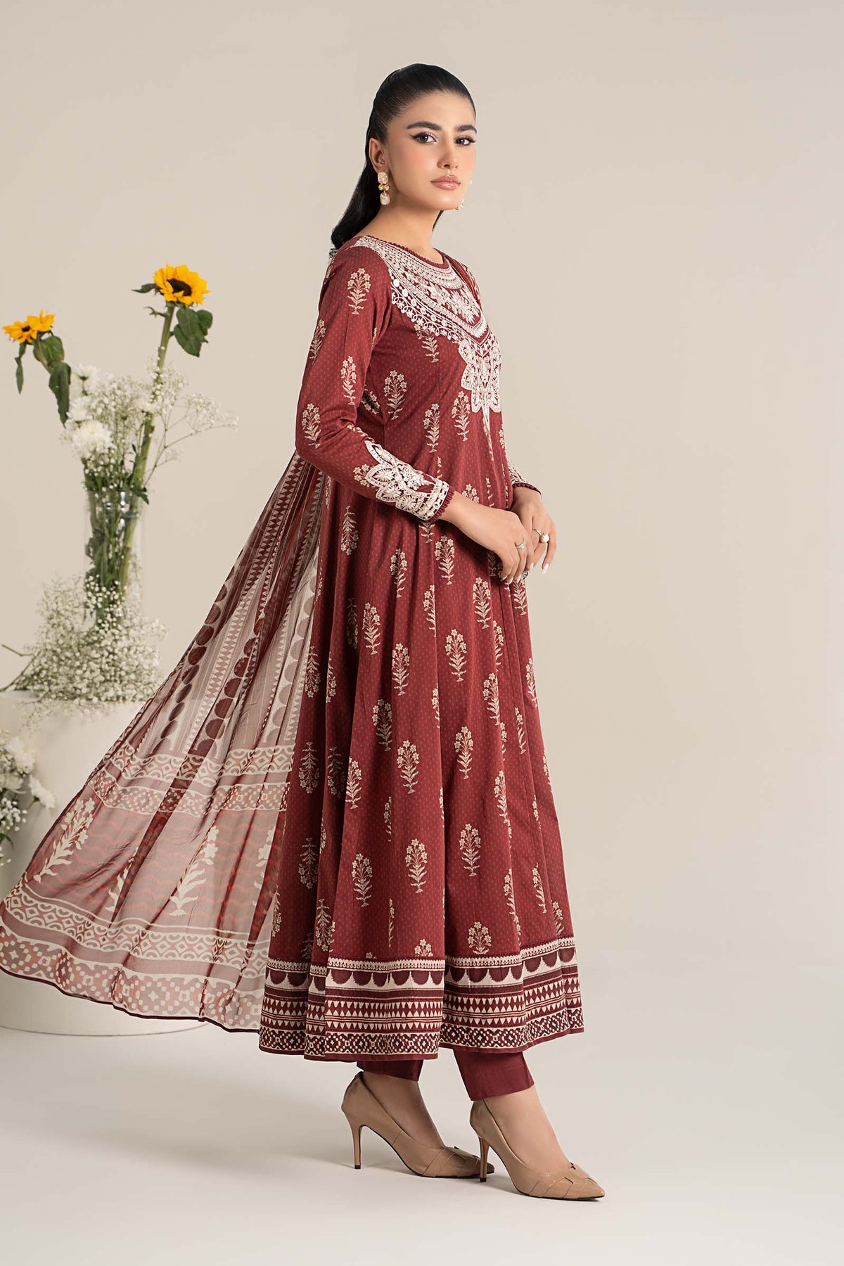 3 Piece Printed Lawn Suit