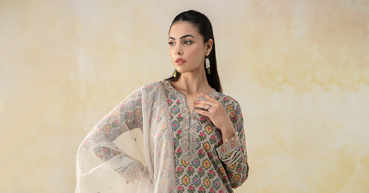 3 Piece Printed Lawn Suit
