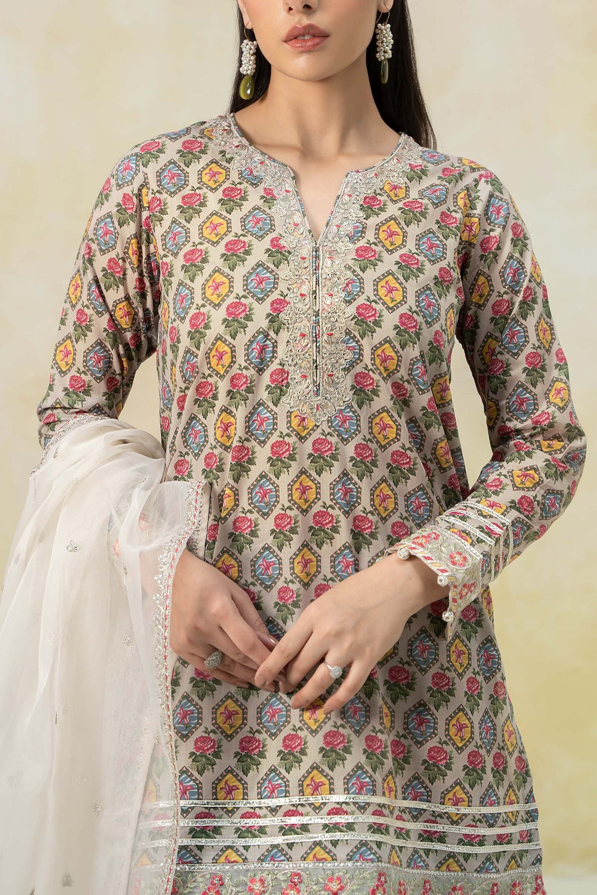 3 Piece Printed Lawn Suit