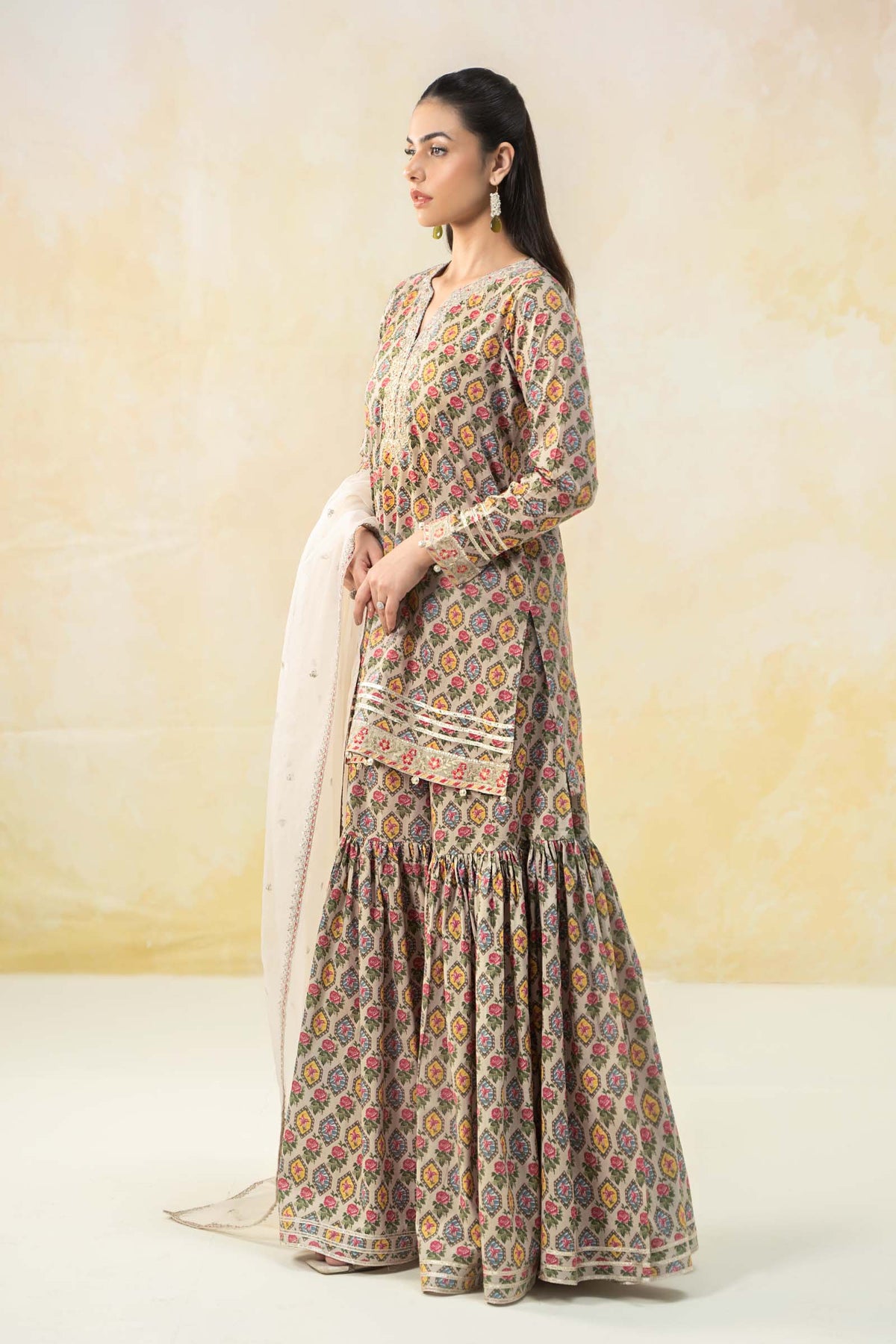3 Piece Printed Lawn Suit