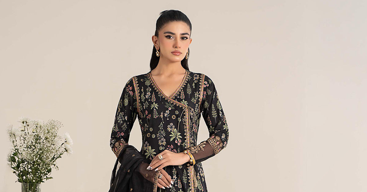 3 Piece Embroidered Lawn Suit