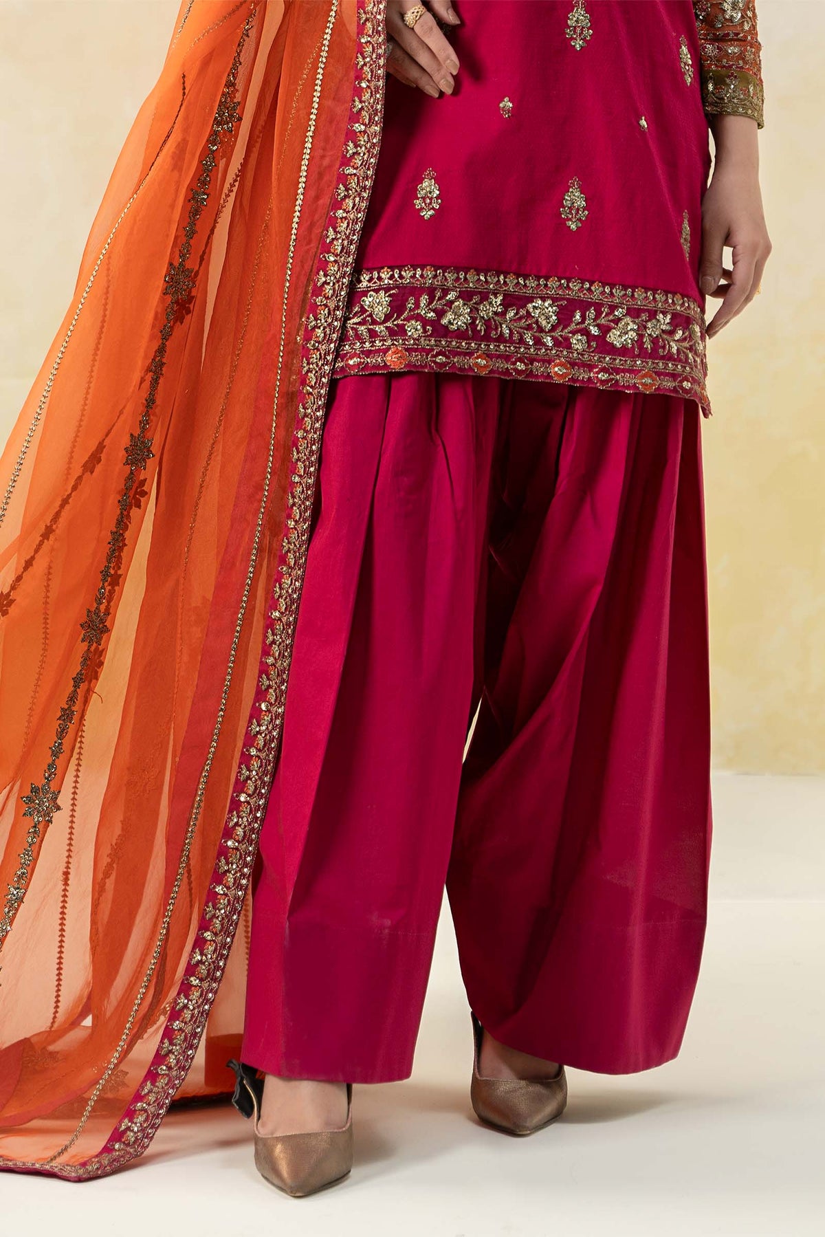 3 Piece Embroidered Dobby Lawn Suit