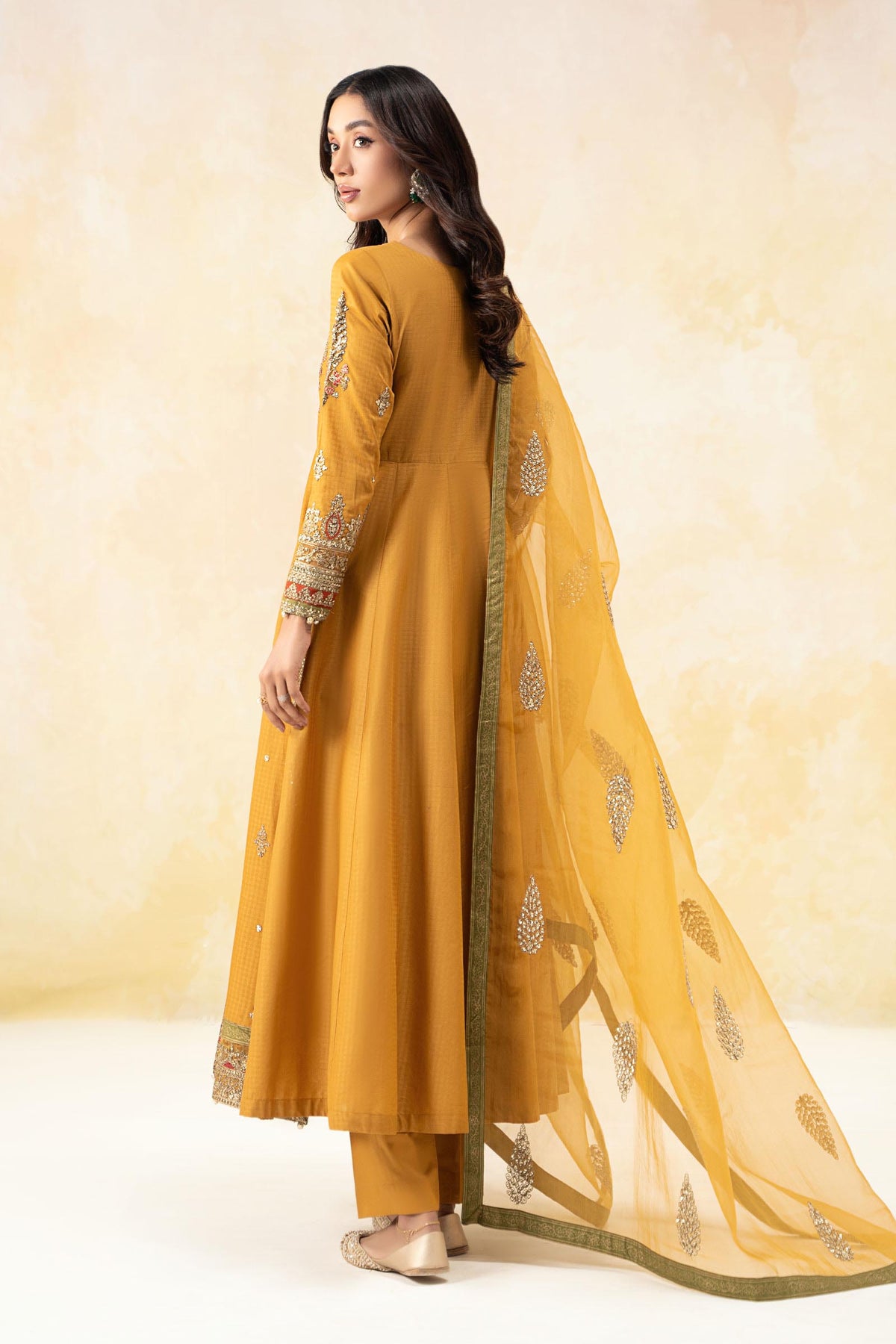 3 Piece Embroidered Doby Lawn Suit