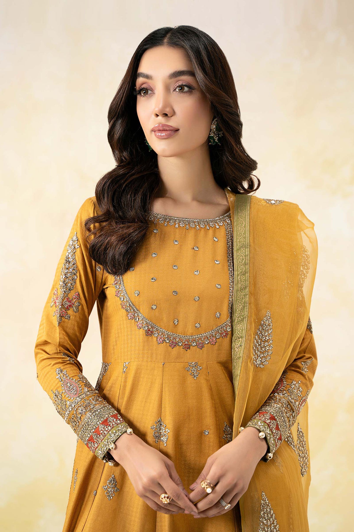 3 Piece Embroidered Doby Lawn Suit