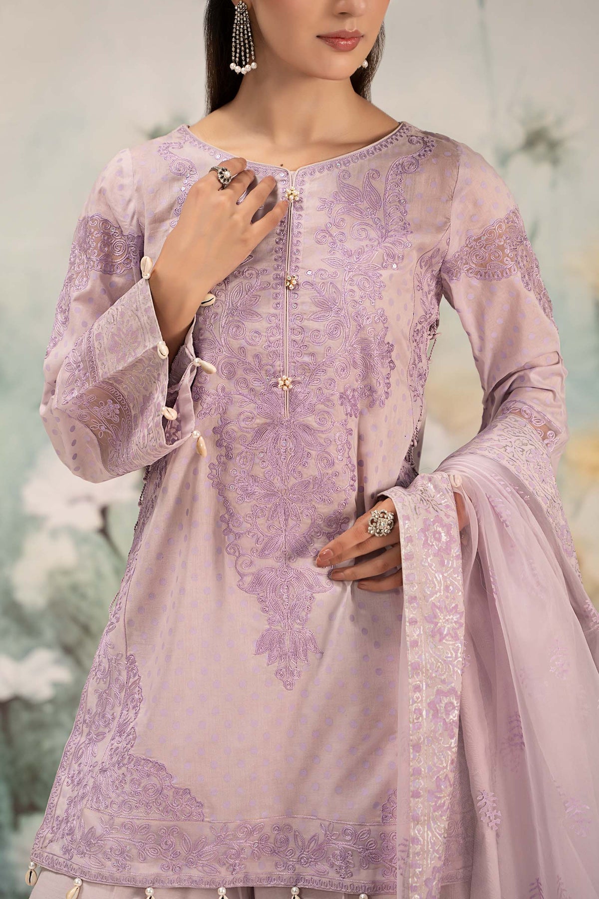 3 Piece Embroidered Lawn Suit