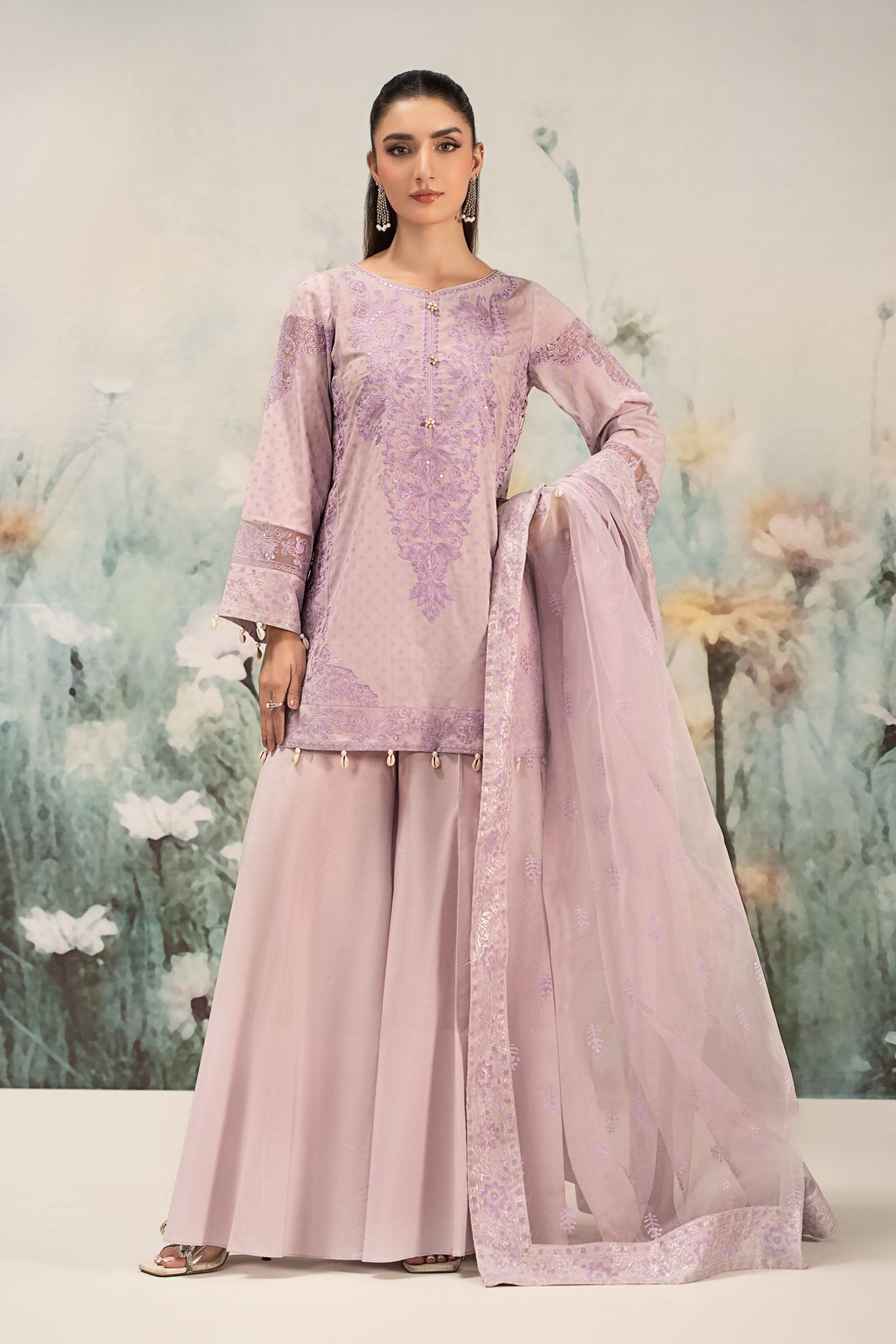 3 Piece Embroidered Lawn Suit