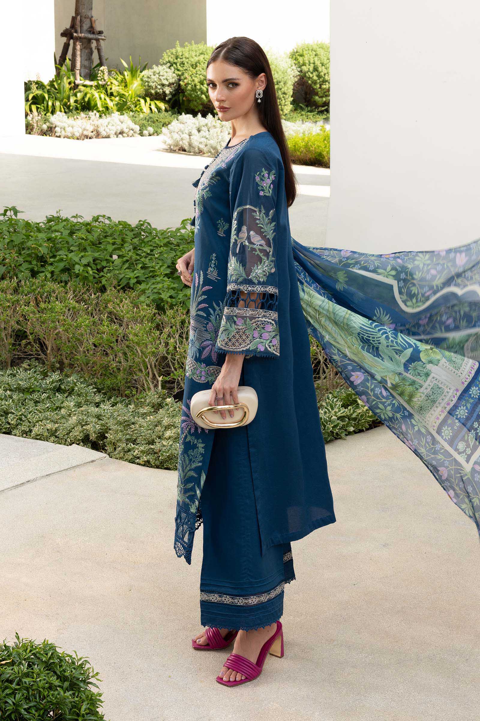 3 Piece Embroidered Lawn Suit