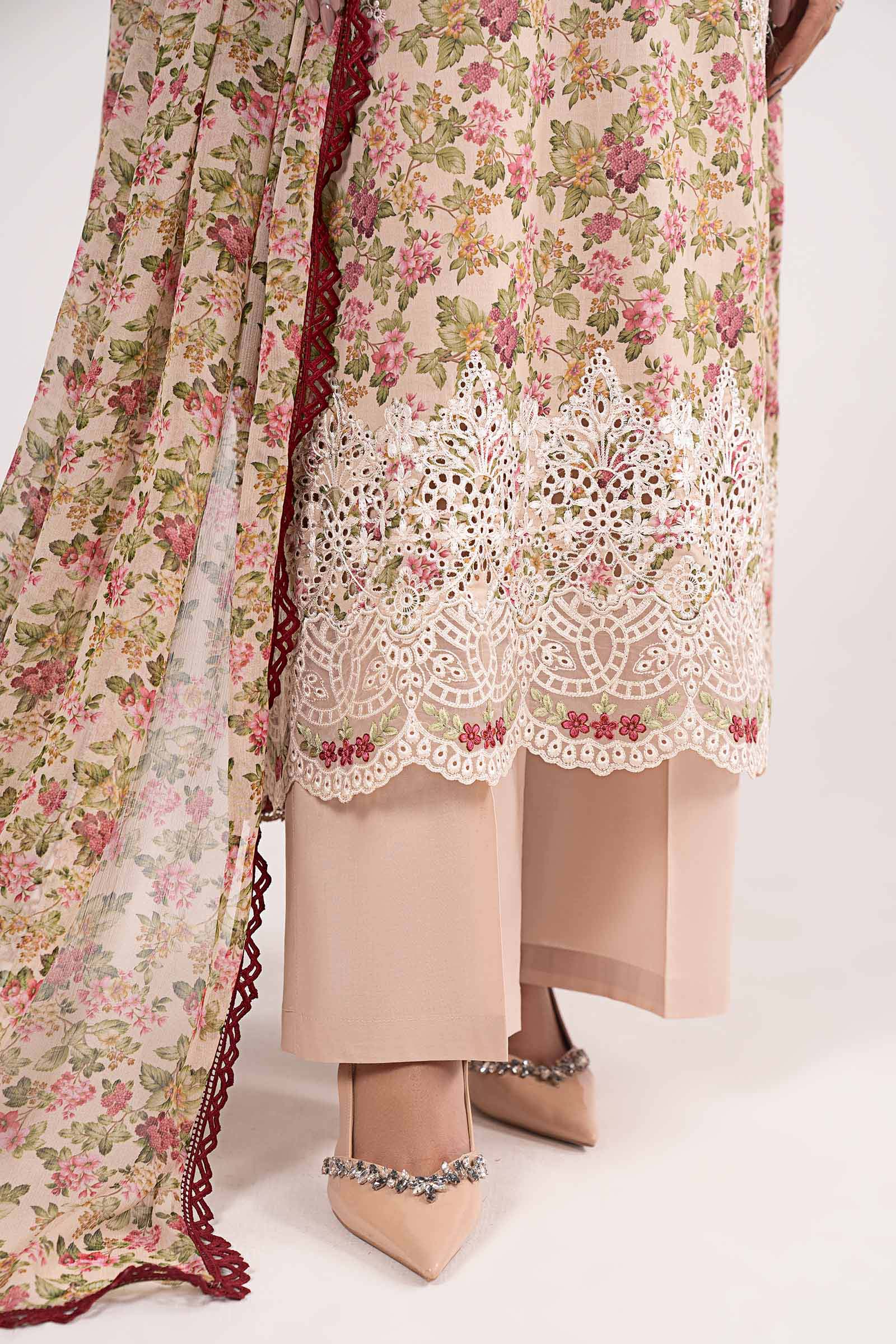 3 Piece Embroidered Lawn Suit
