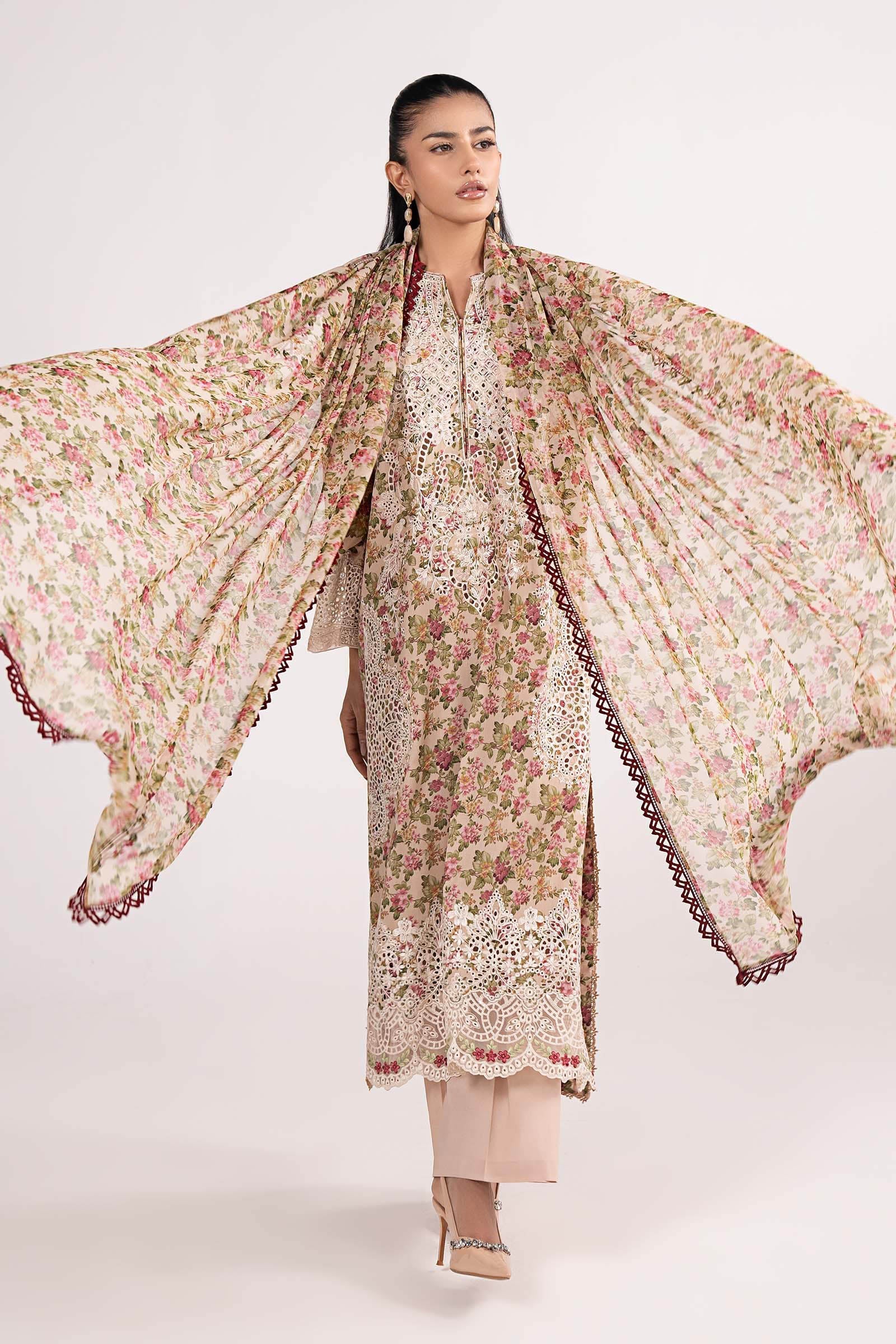 3 Piece Embroidered Lawn Suit