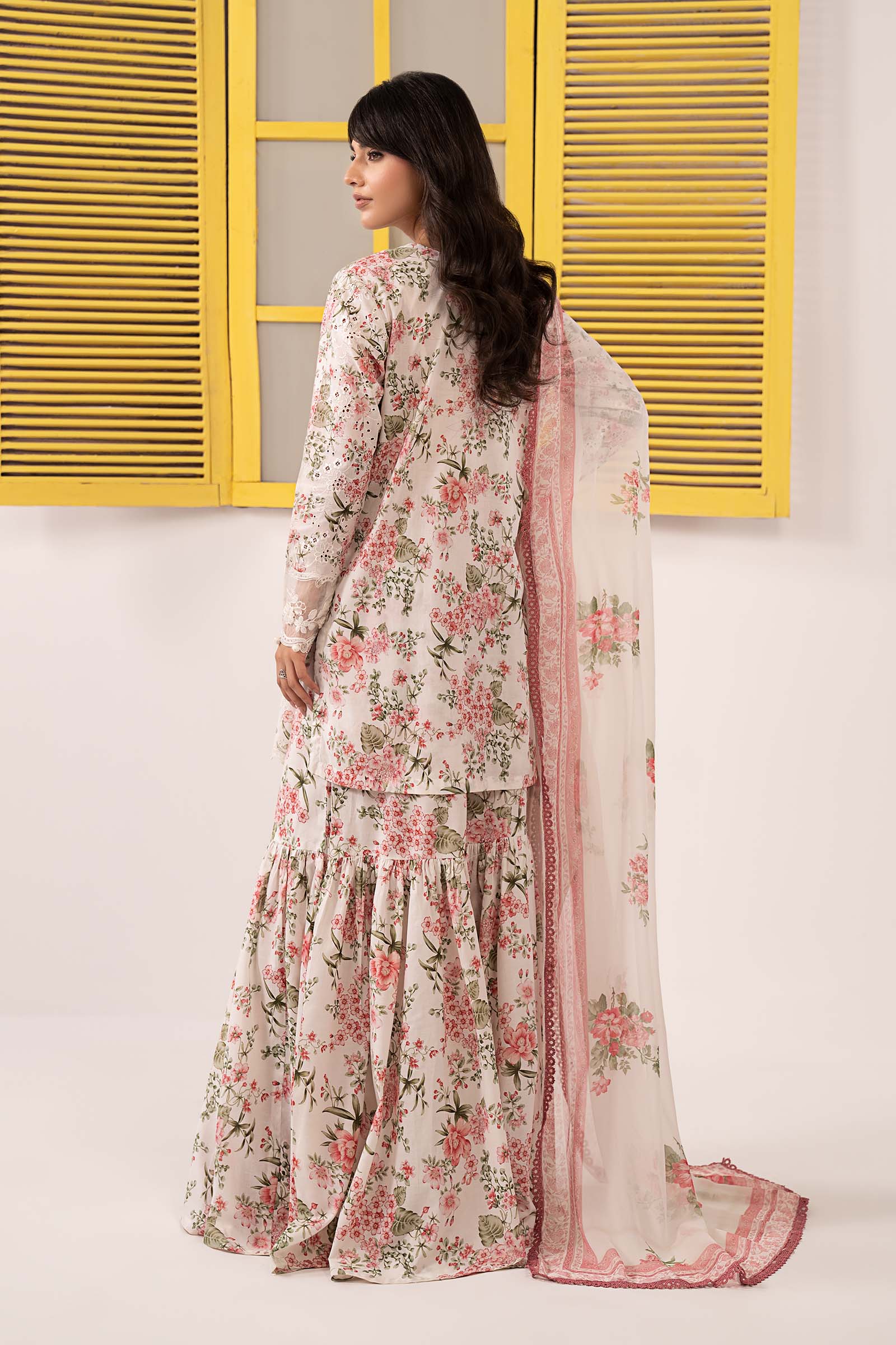 Shoot Stitched Luxe Eid Schiffli Laserkari '26 - D1-A - Style B
