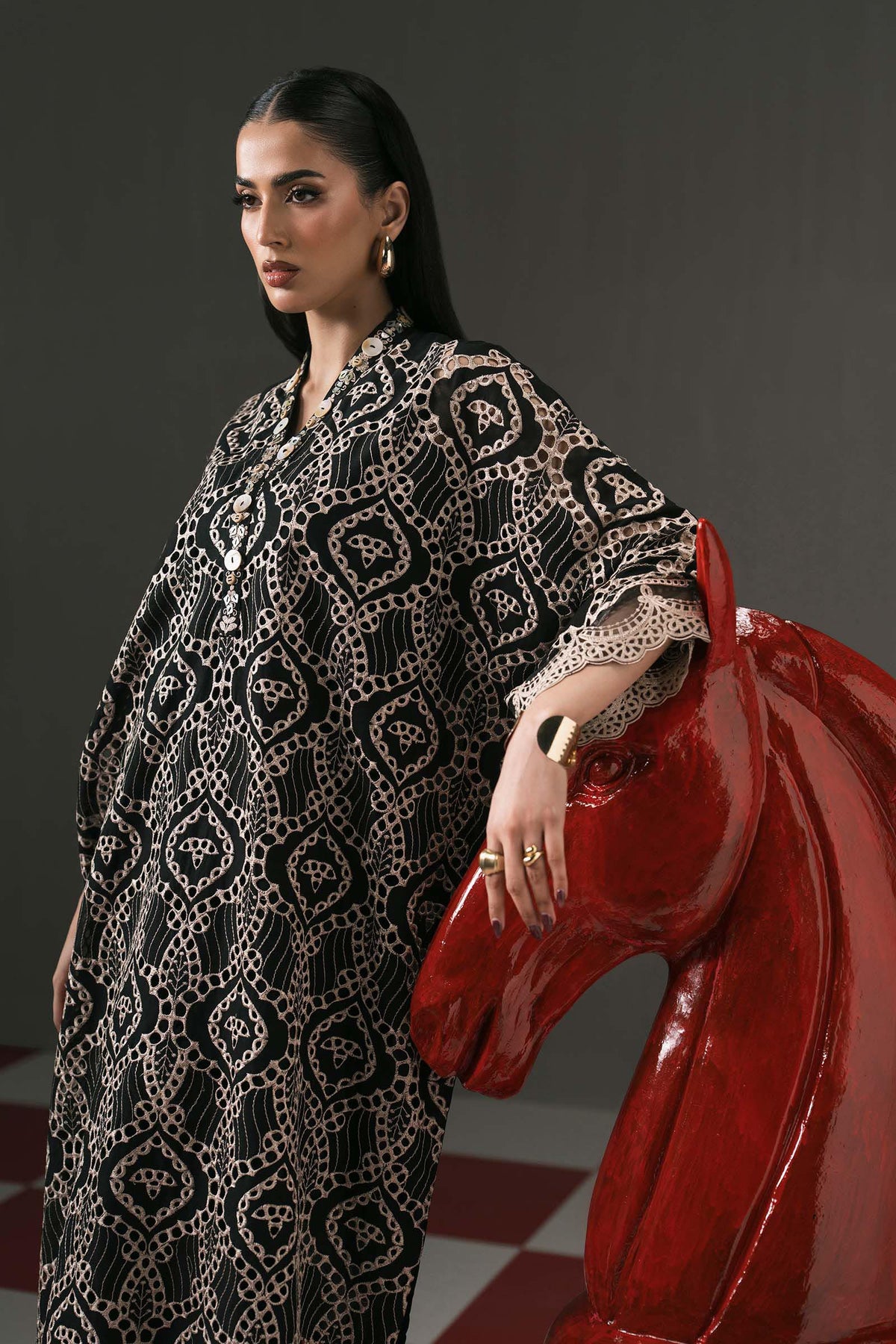 3 Piece Embroidered Lawn Suit