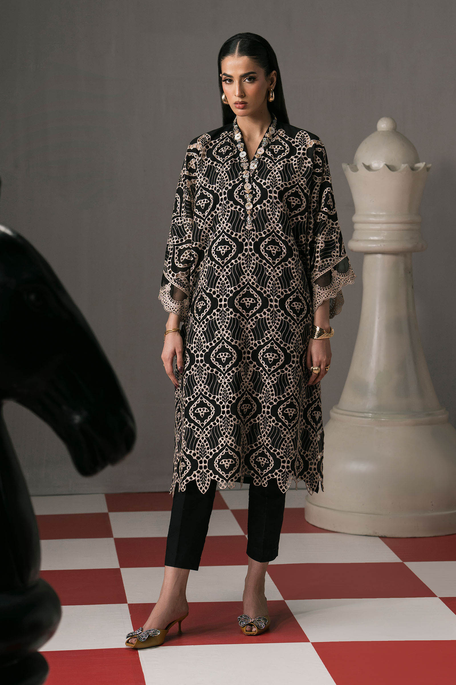 3 Piece Embroidered Lawn Suit