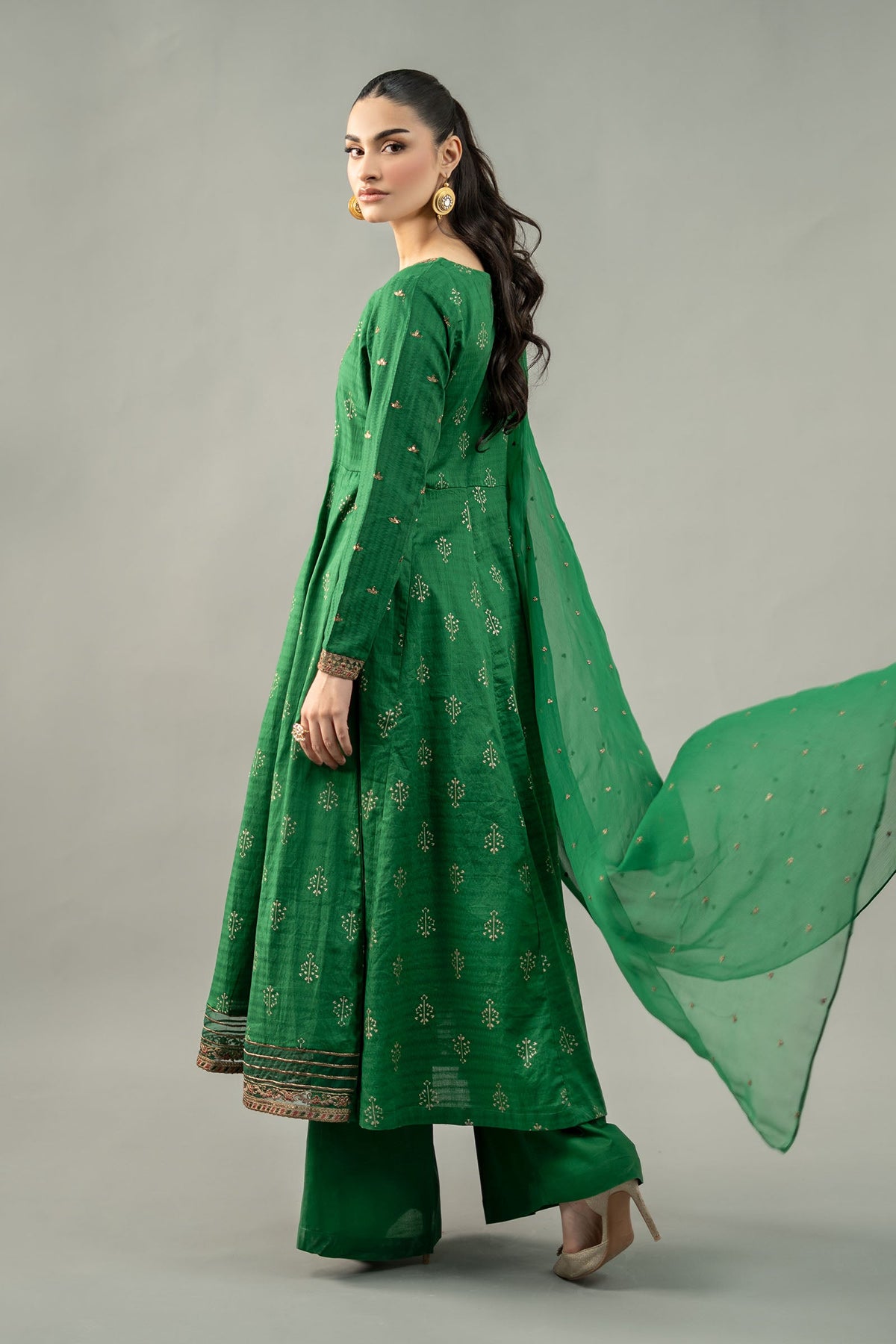 3 Piece Embroidered Suit