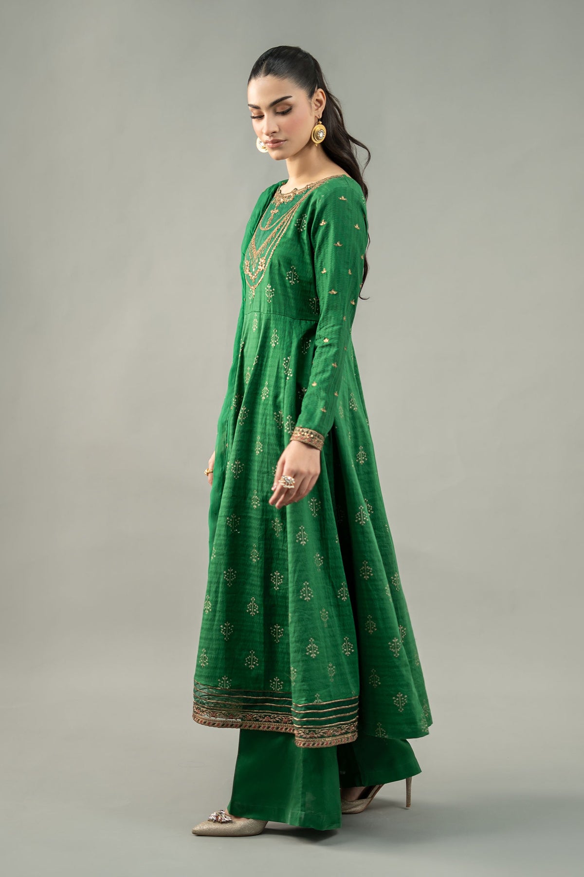 3 Piece Embroidered Suit