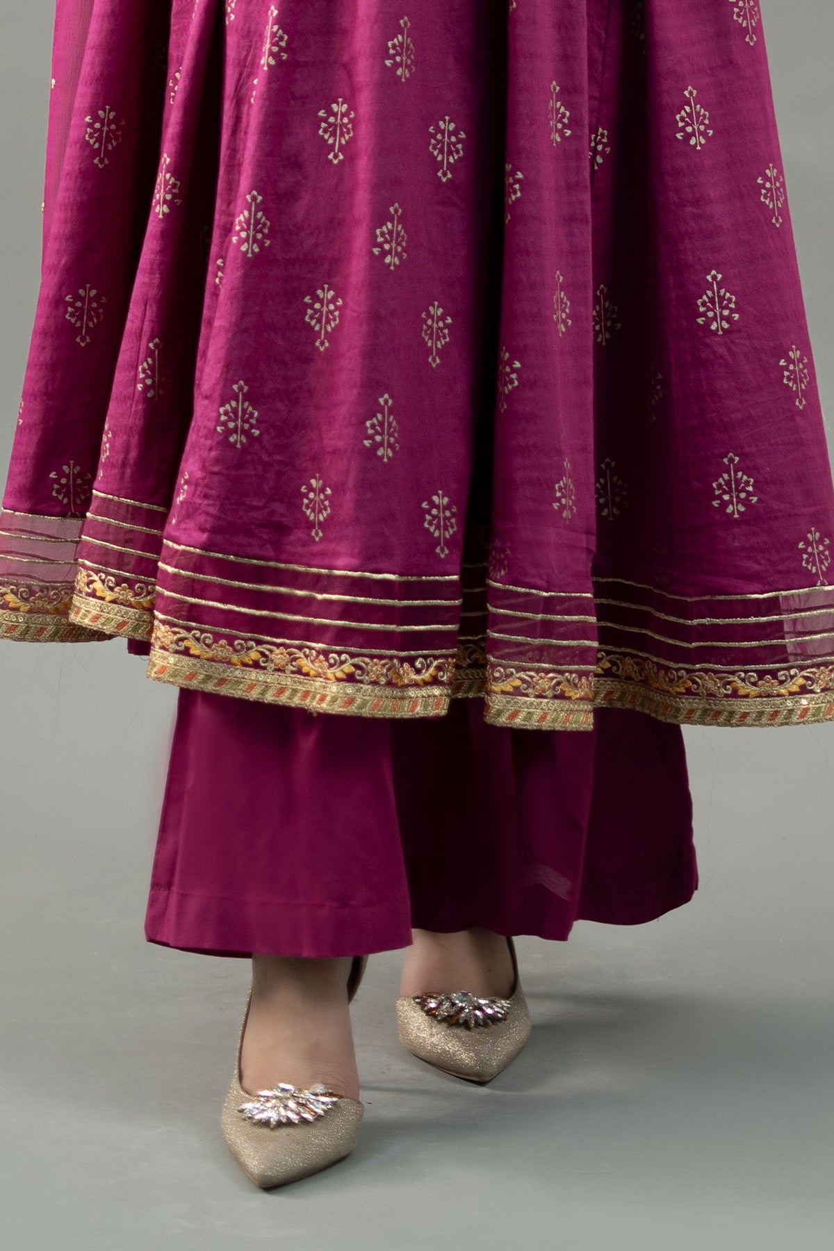 3 Piece Embroidered Suit
