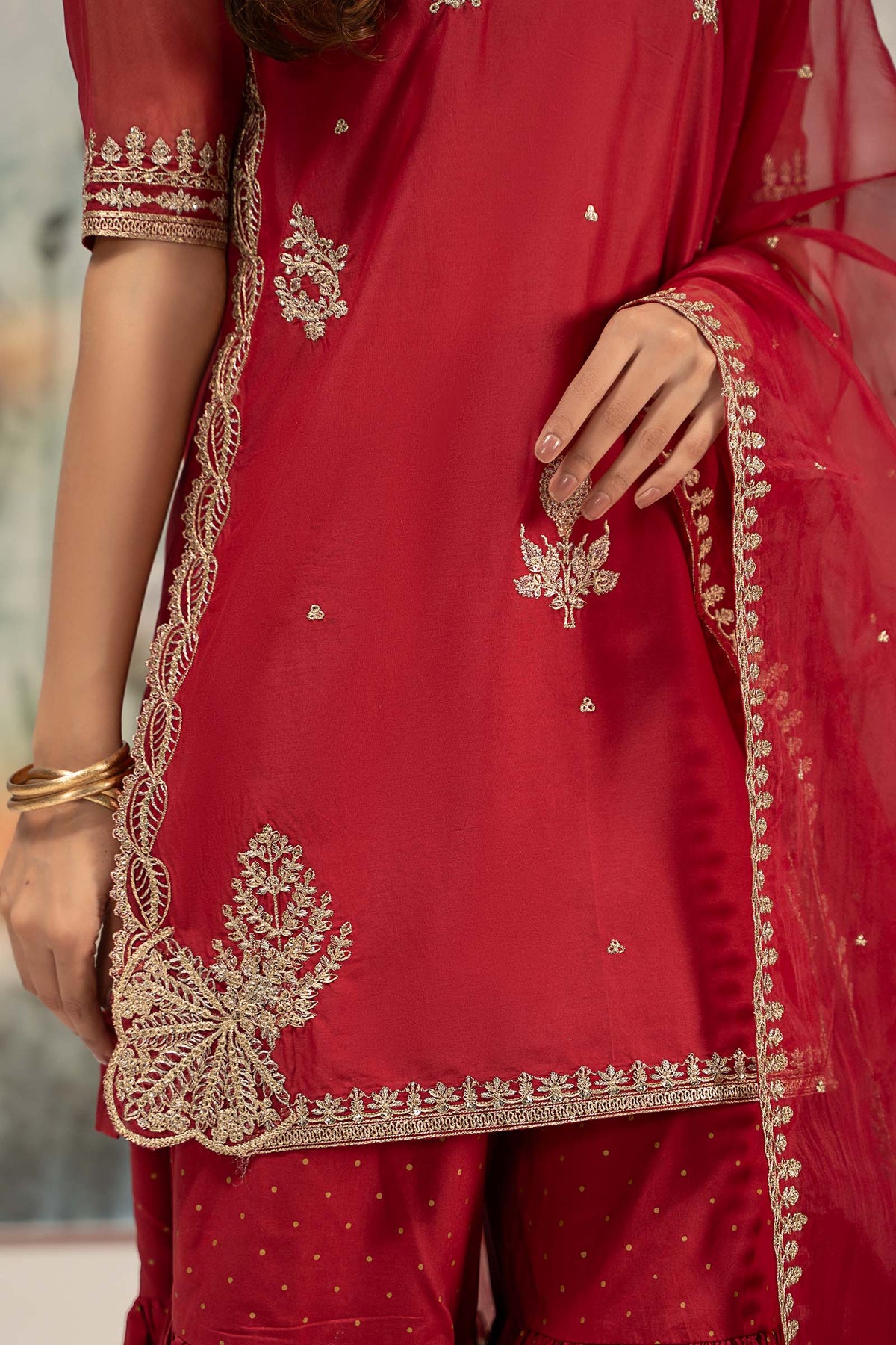 3 Piece Embroidered Lawn Suit