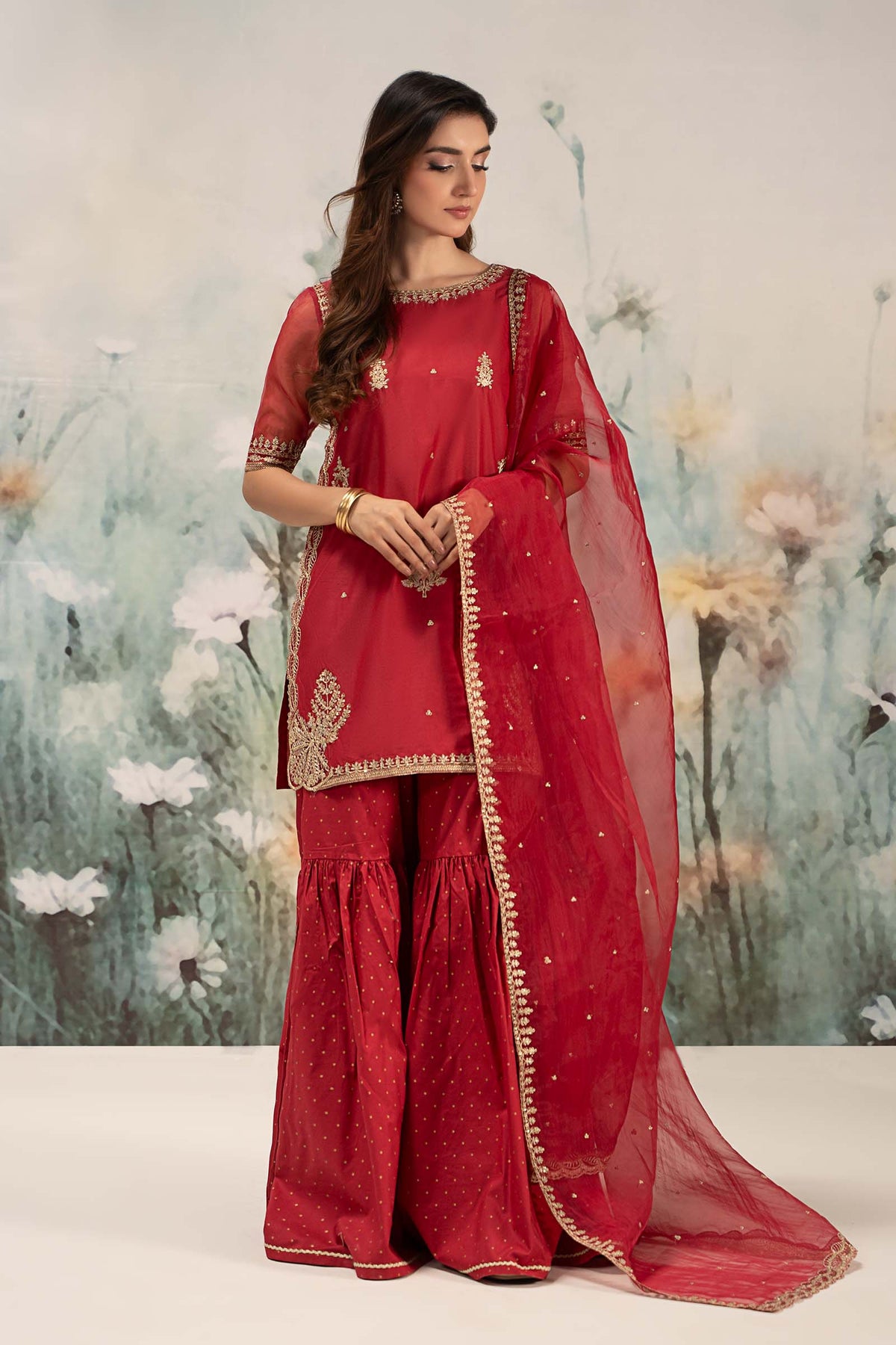 3 Piece Embroidered Lawn Suit