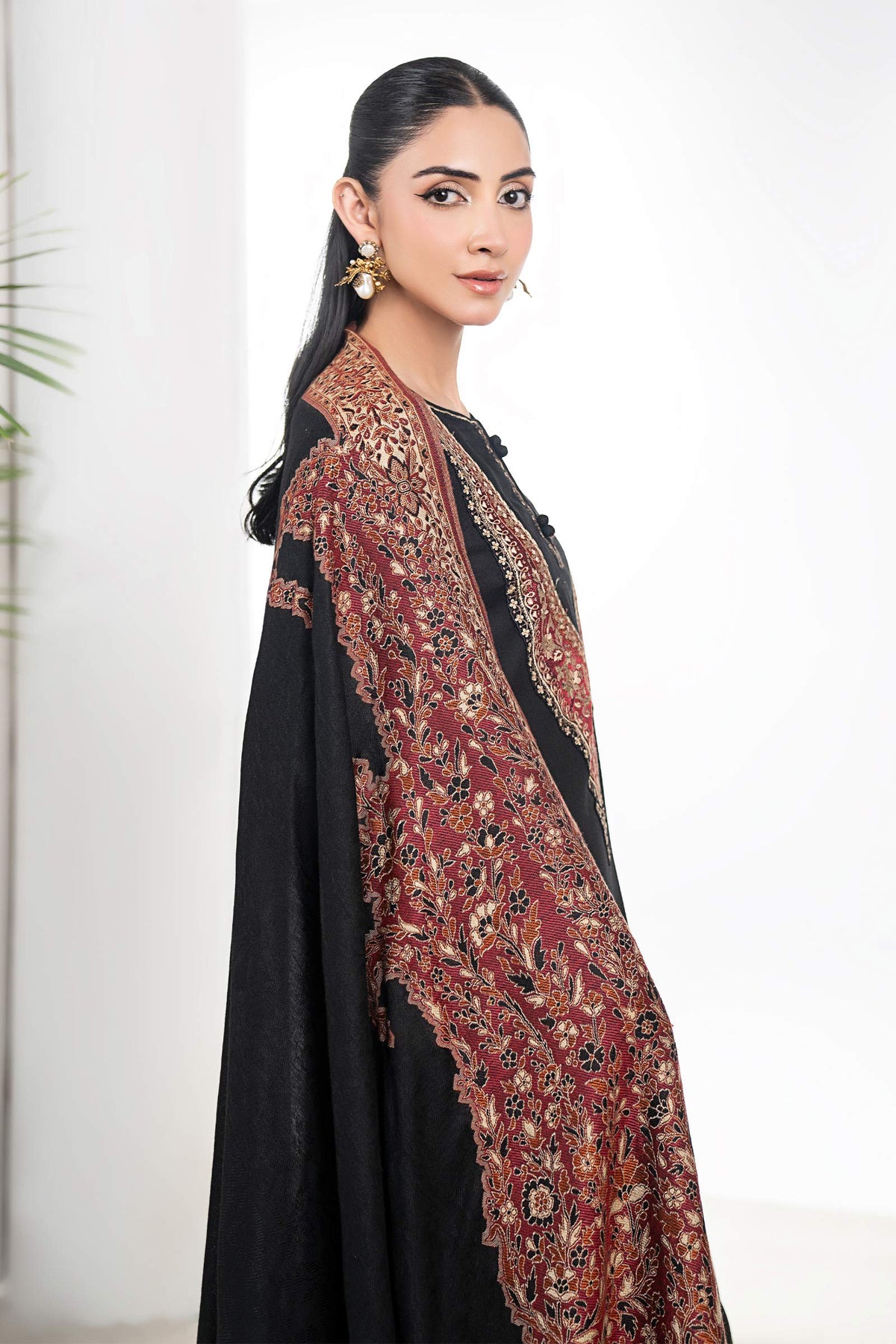 3 Piece Embroidered Marina Twill  Suit