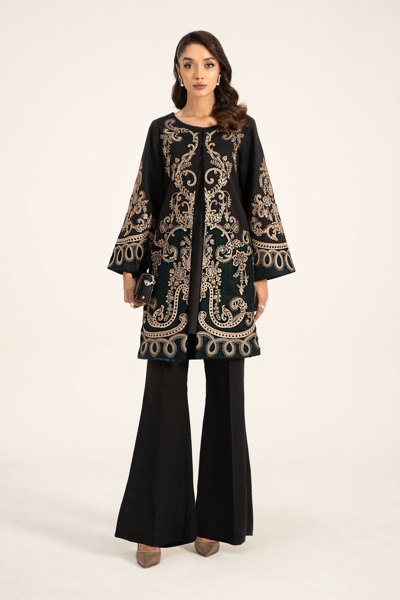 3 Piece Embroidered Khaddar Suit