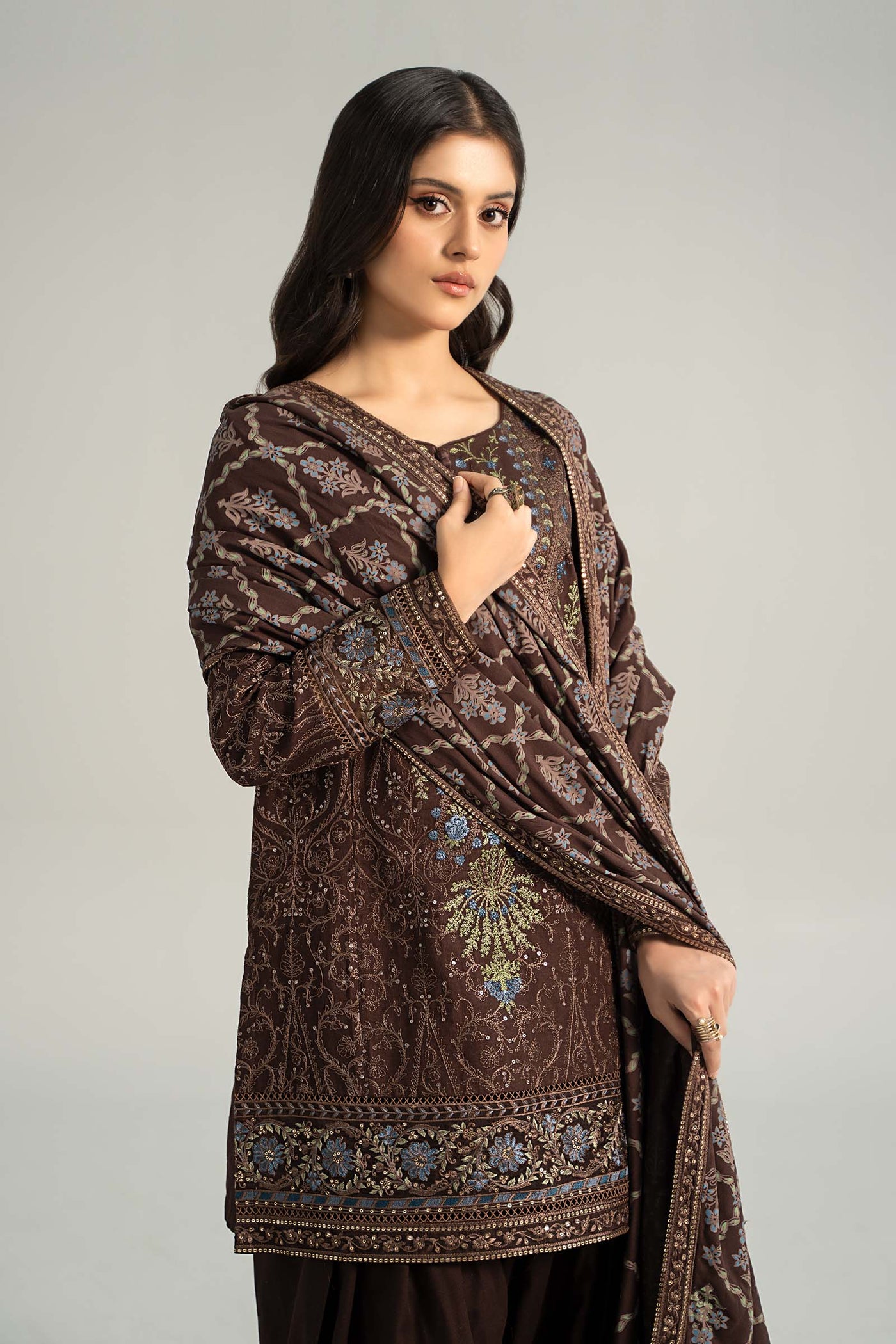 Embellished Velvet Pants (As Shown)