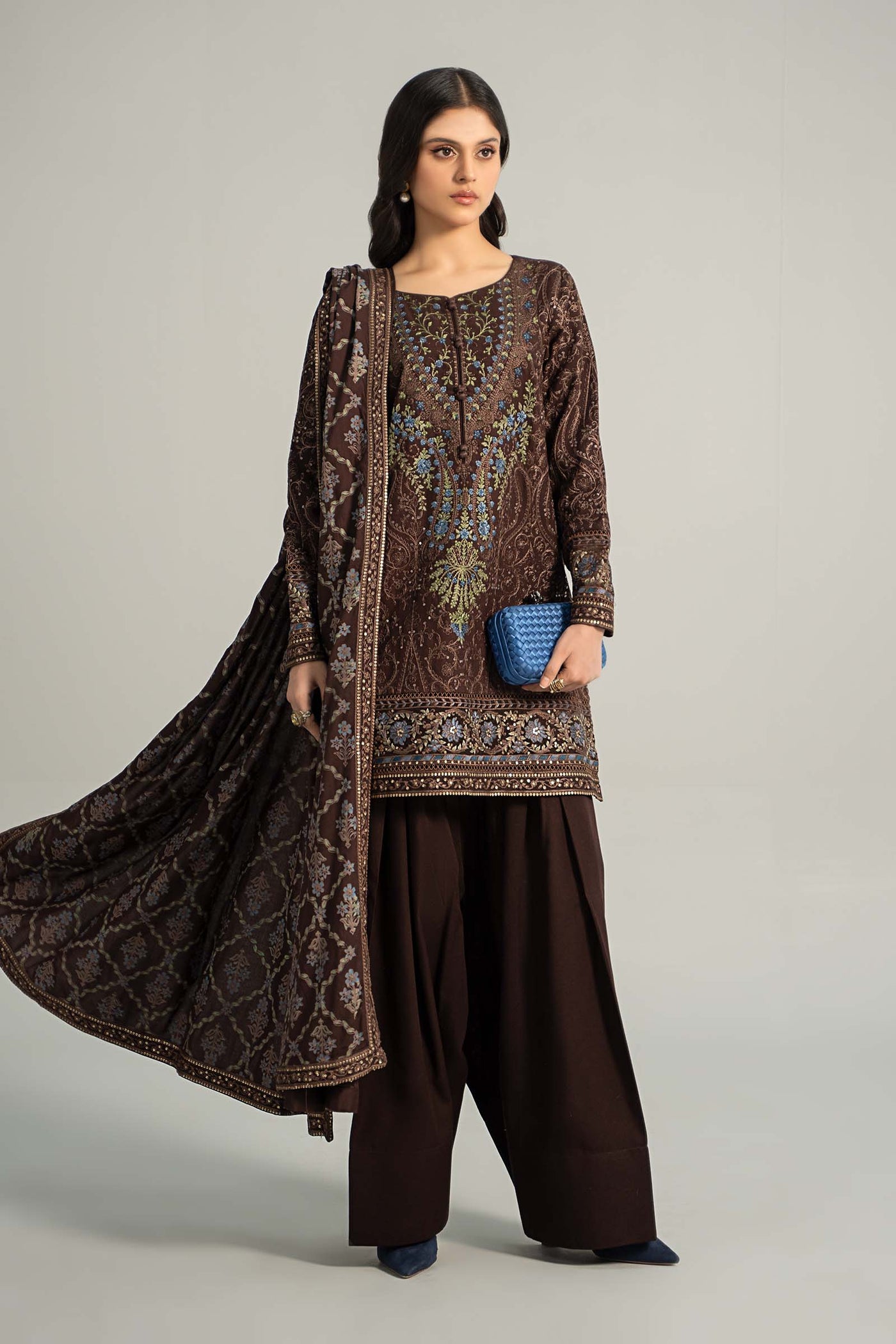 Embellished Velvet Pants (As Shown)
