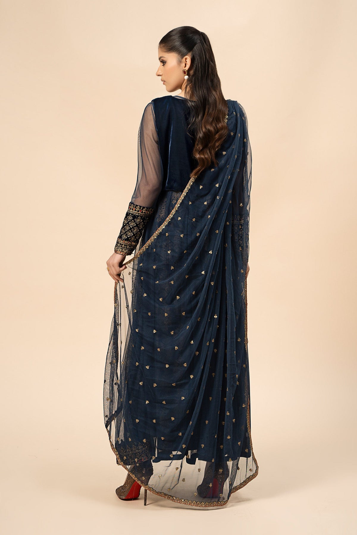 3 Piece Embroidered Khaddar Suit