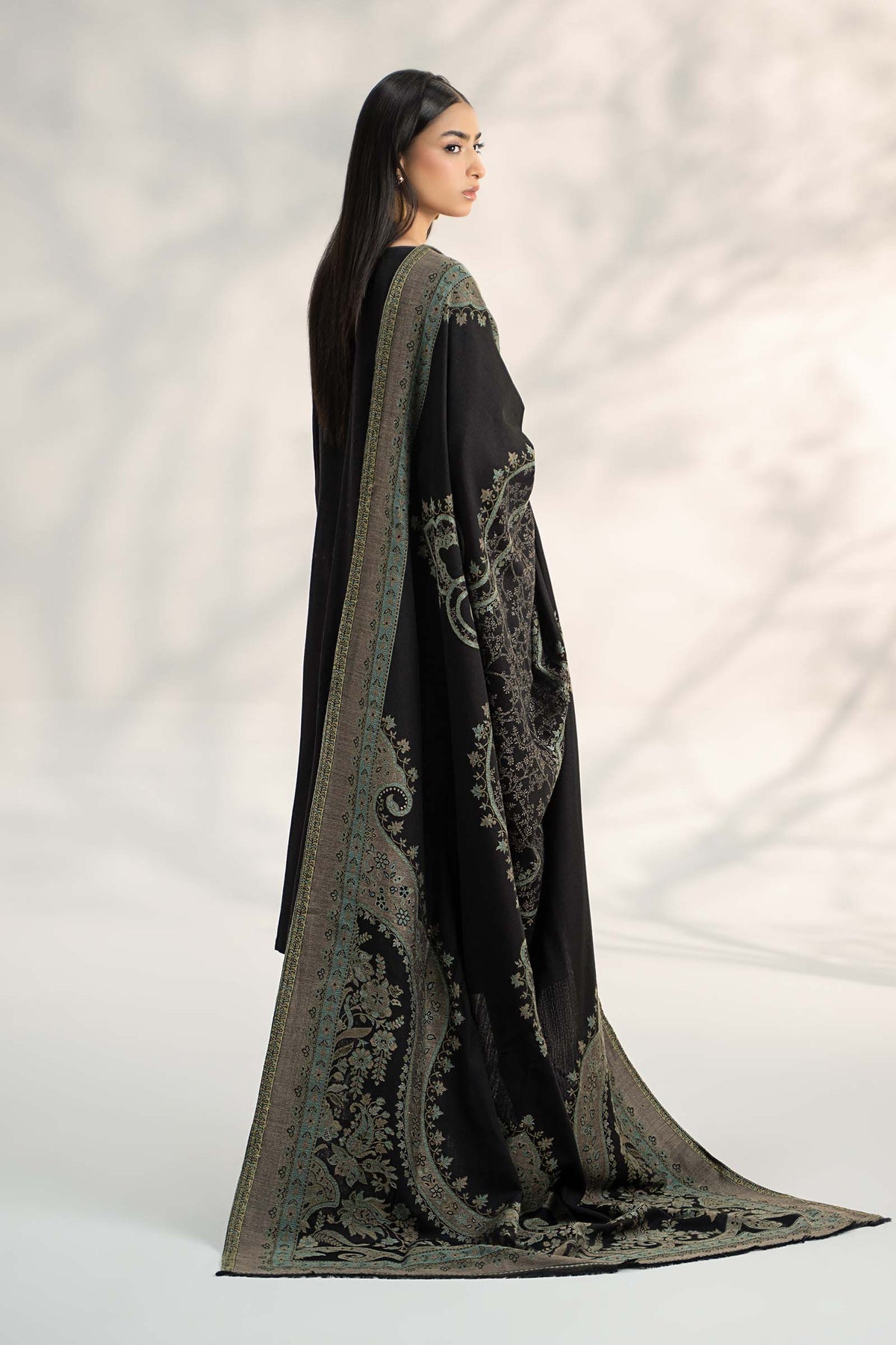 3 Piece Embroidered Khaddar Suit