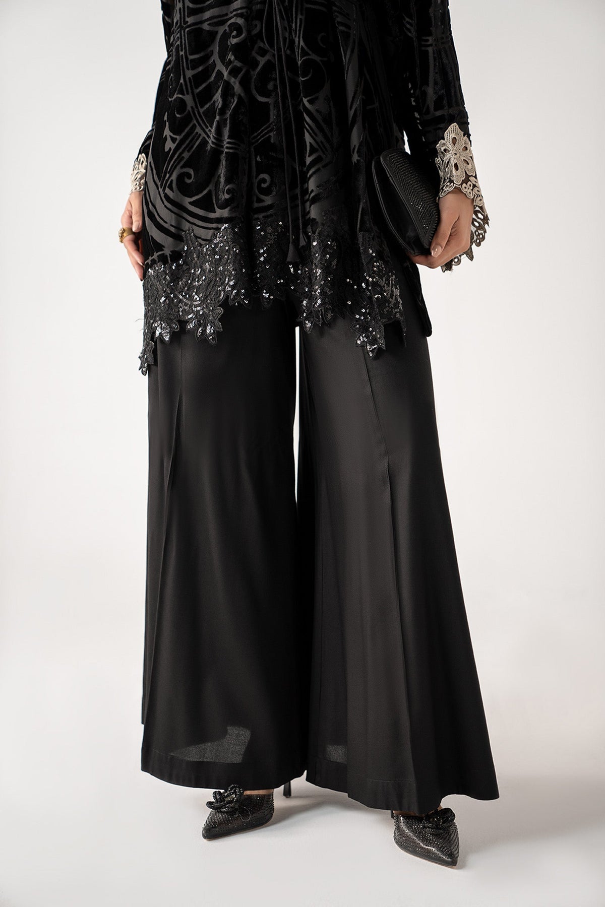 3 Piece Embroidered Palachi Suit