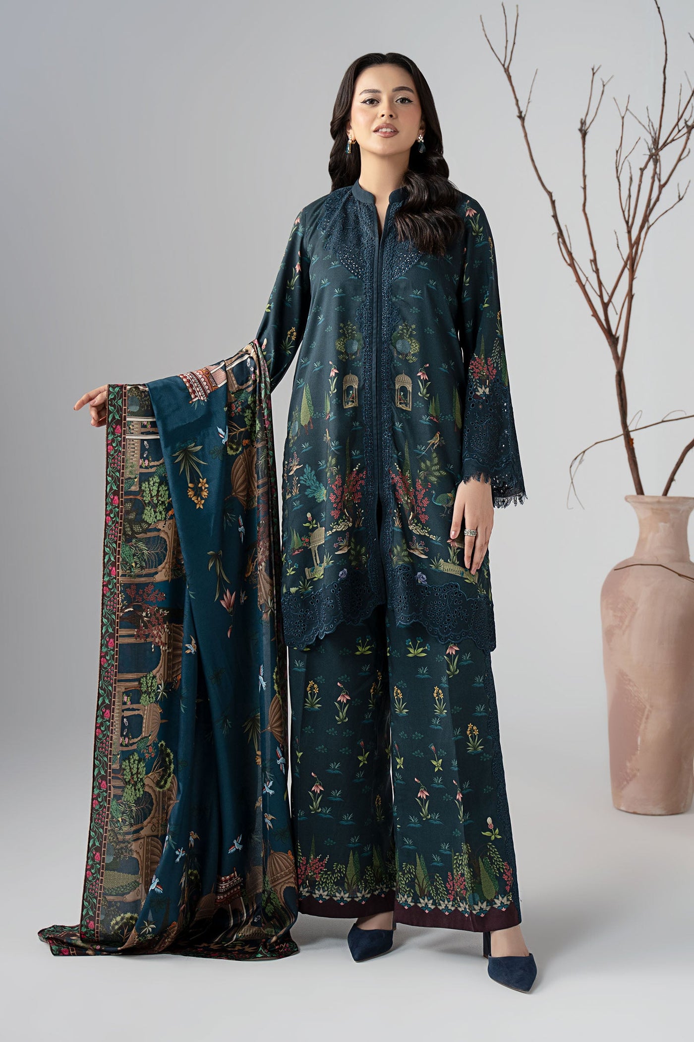 Embroidered Trousers (as shown)