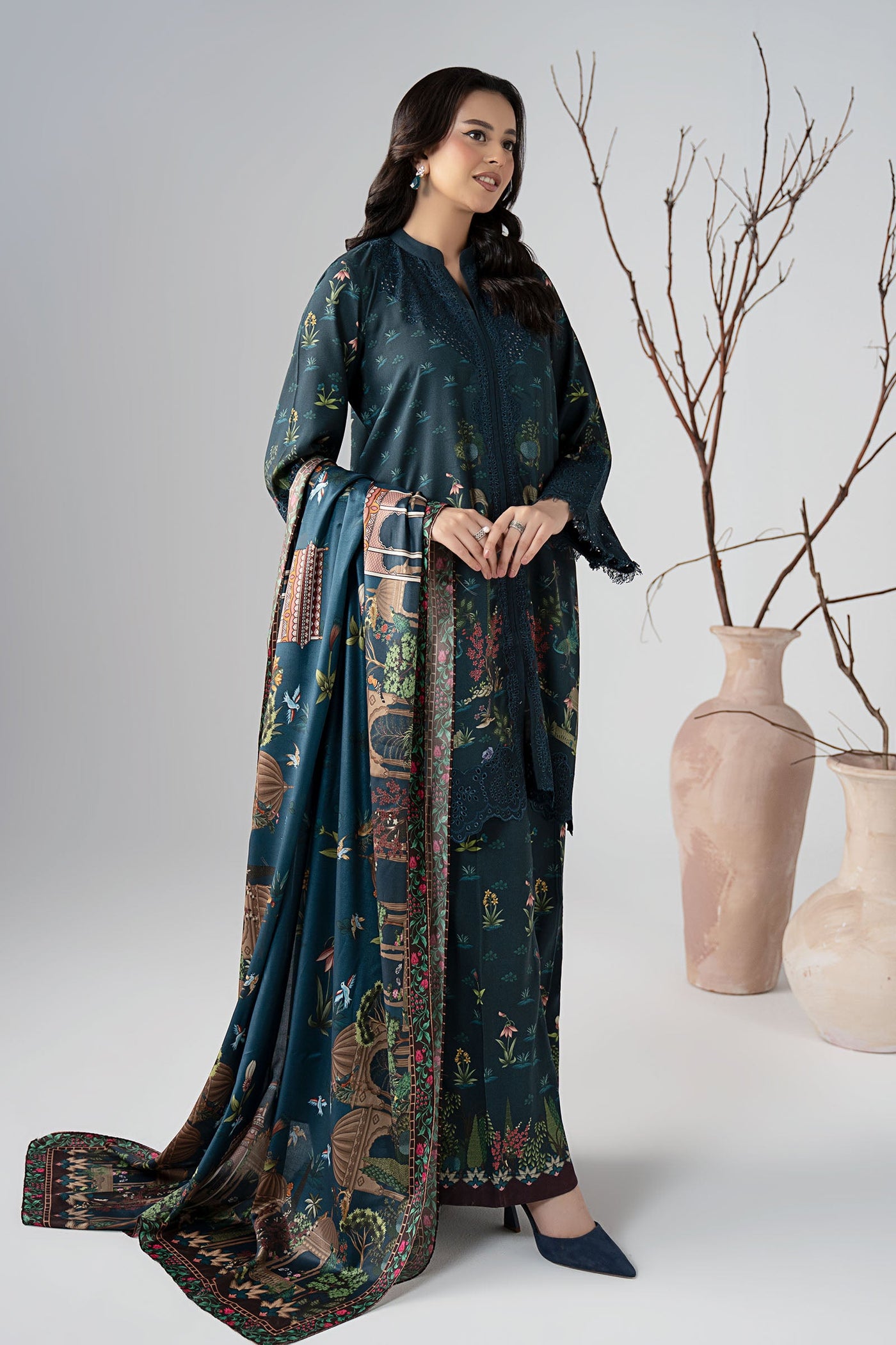 Embroidered Trousers (as shown)