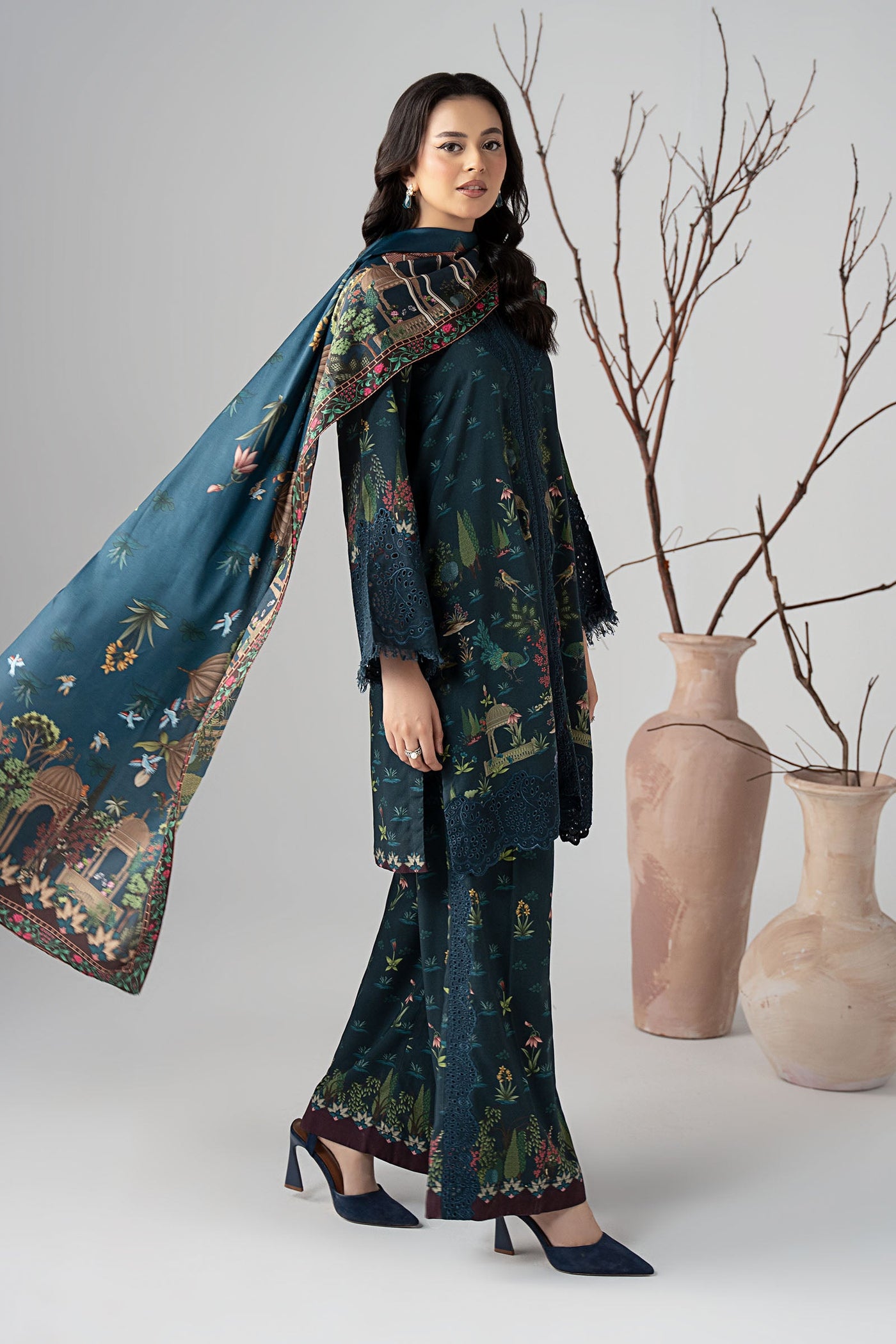 Embroidered Trousers (as shown)