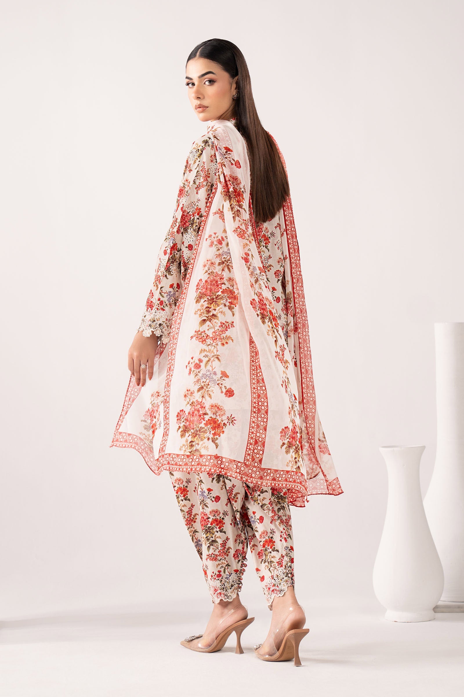 3 Piece Embroidered Lawn Suit