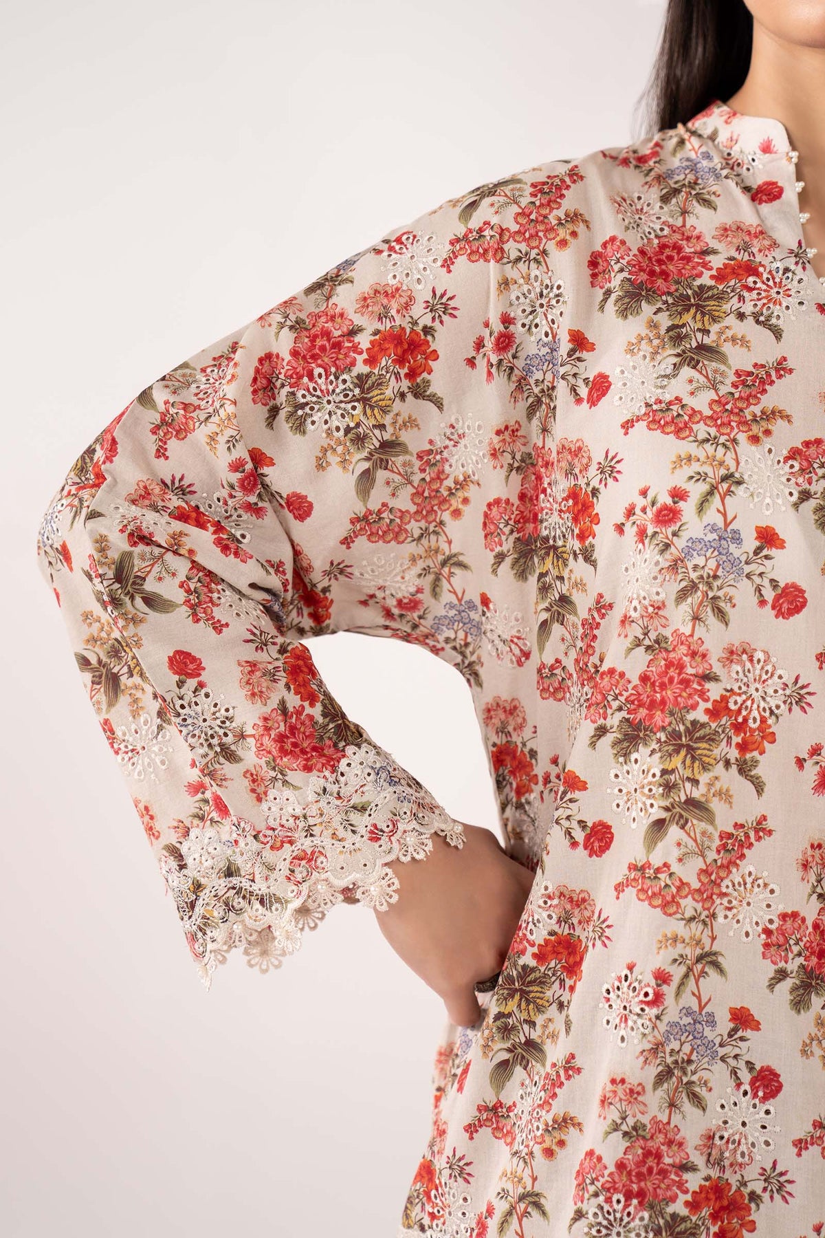 3 Piece Embroidered Lawn Suit - DWA2623-ESM-OFW