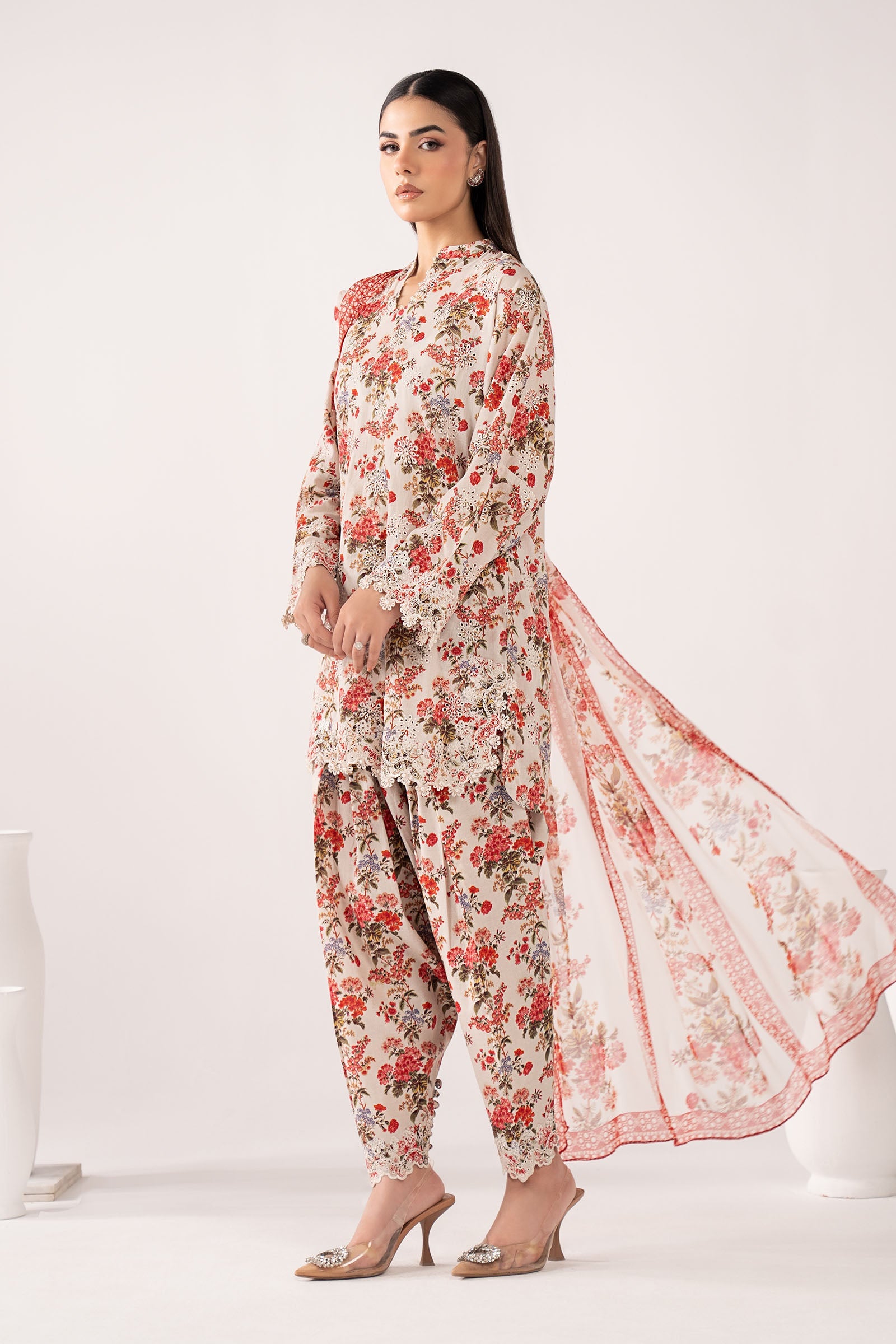 3 Piece Embroidered Lawn Suit