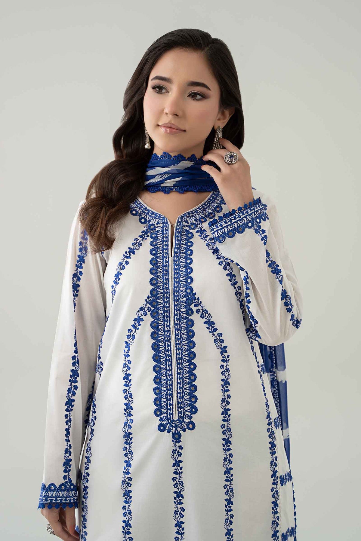 3 Piece Embroidered Lawn Suit