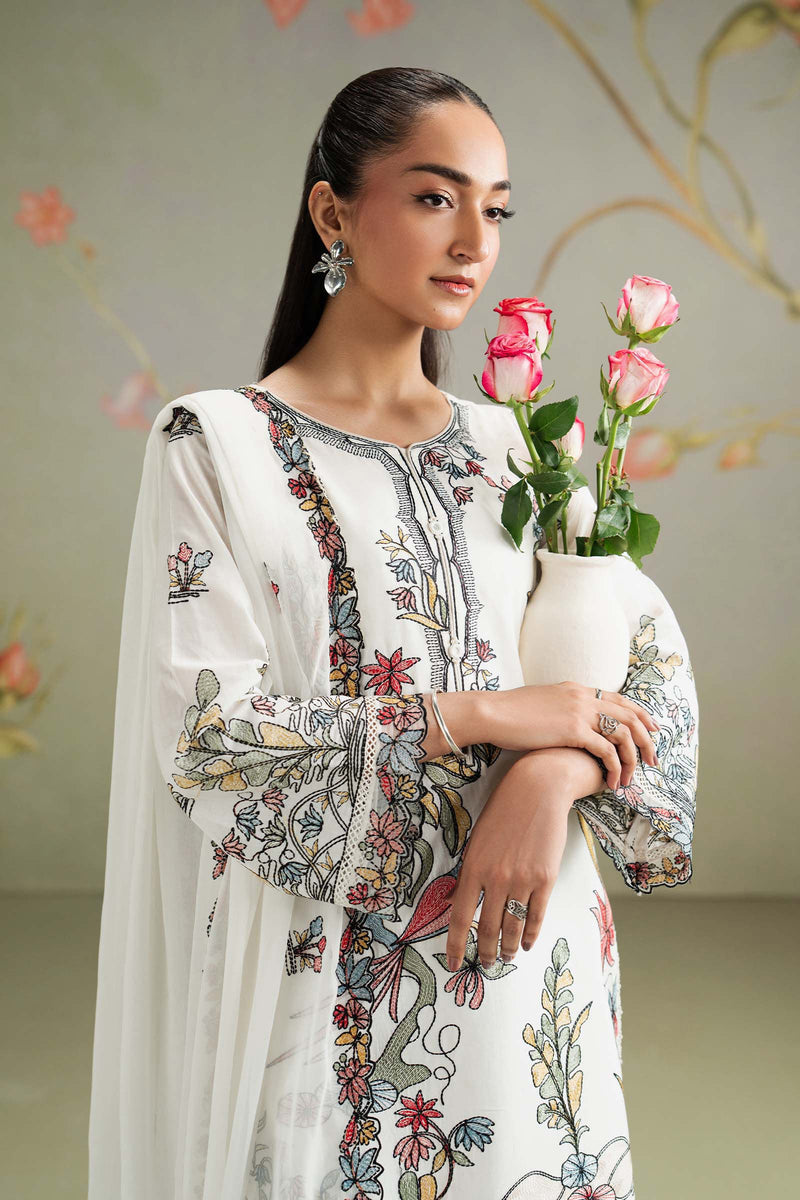 3 Piece Embroidered Lawn Suit