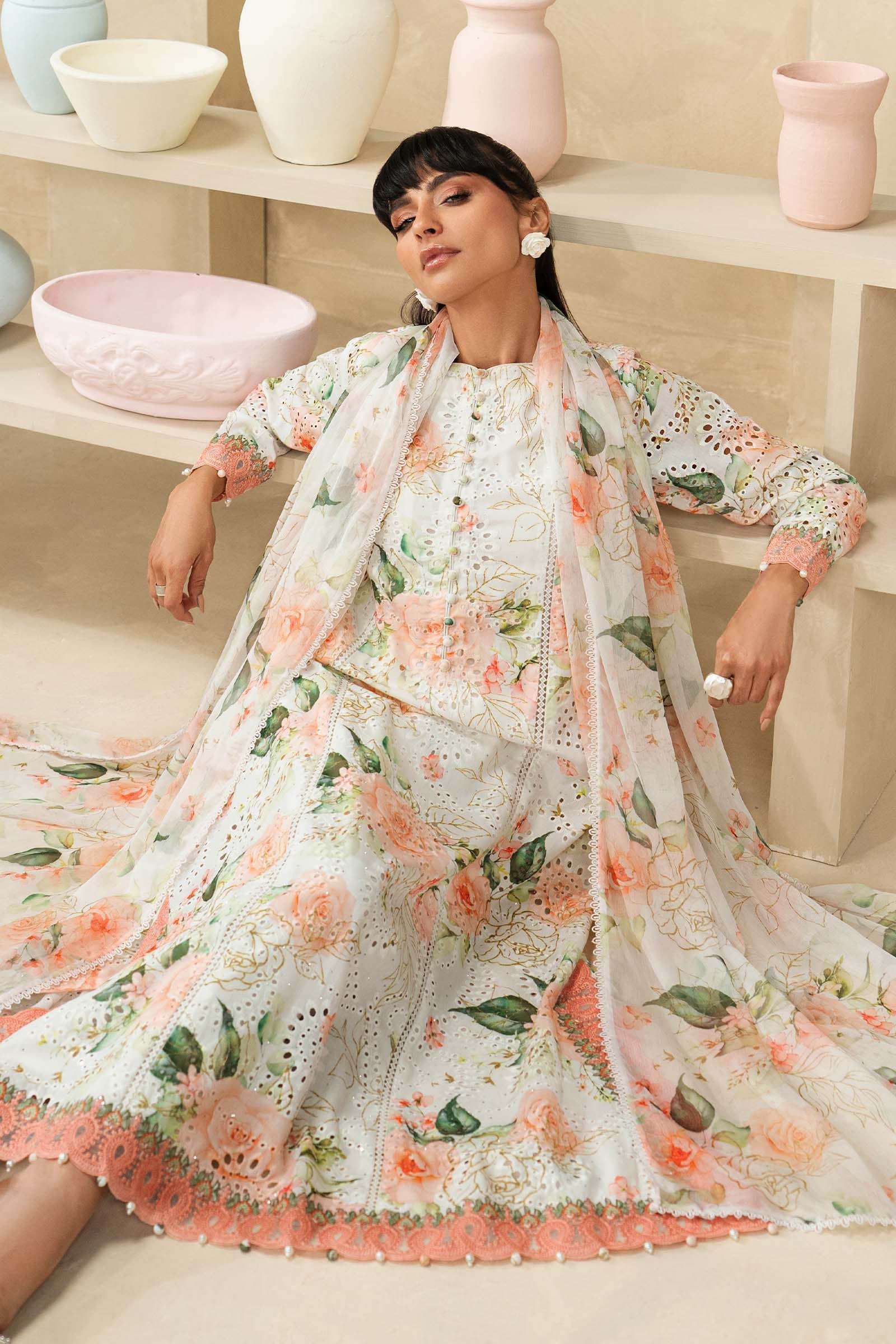 3 Piece Embroidered Lawn Suit