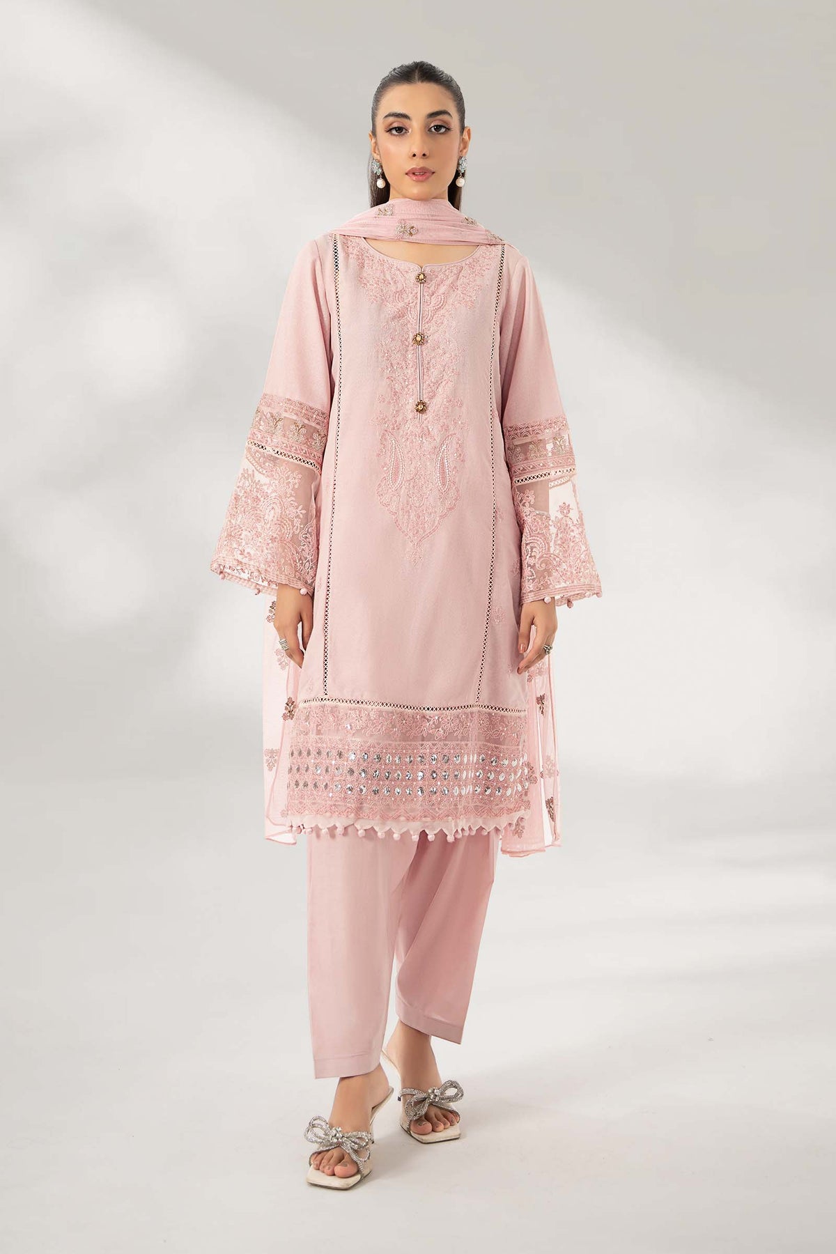 3 Piece Embroidered Lawn Suit