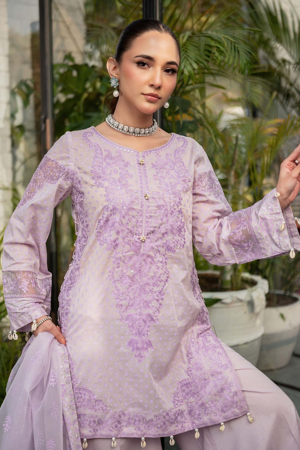 3 Piece Embroidered Lawn Suit