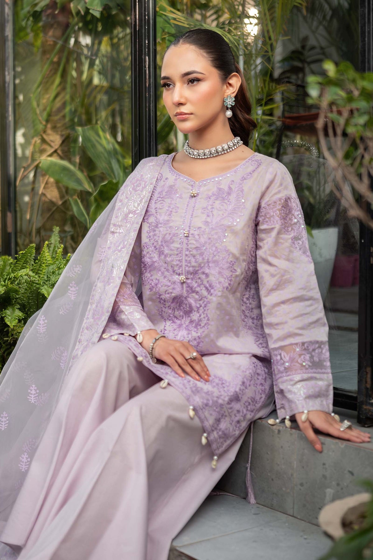 3 Piece Embroidered Lawn Suit
