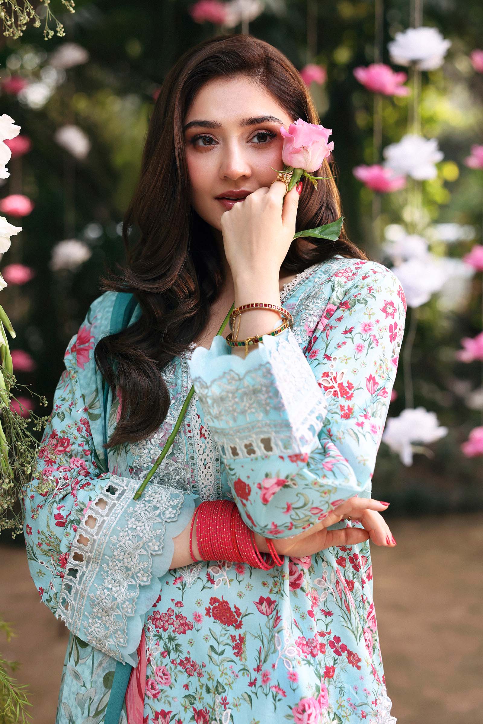 Fancy Stitched Eid Luxe Printkari 2024