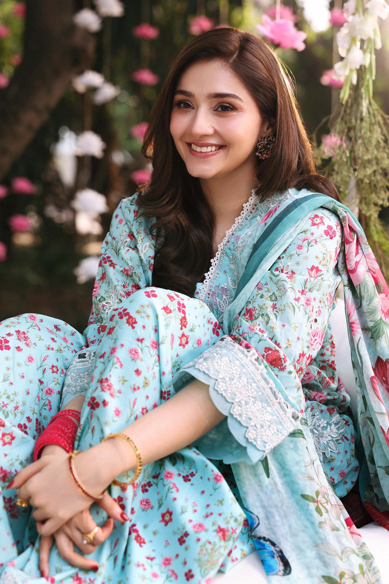 Fancy Stitched Eid Luxe Printkari 2024