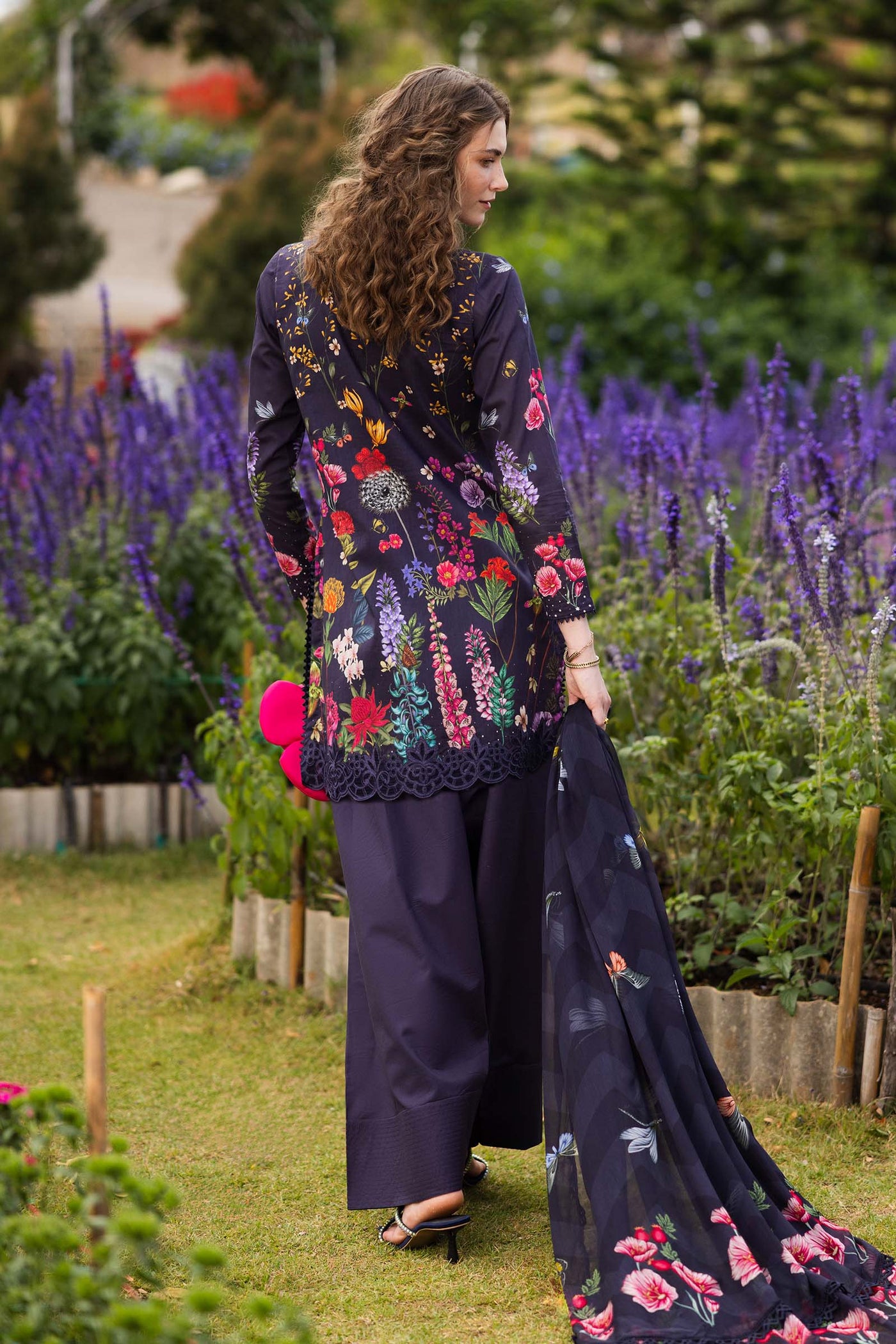 3 Piece Embroidered Lawn Suit