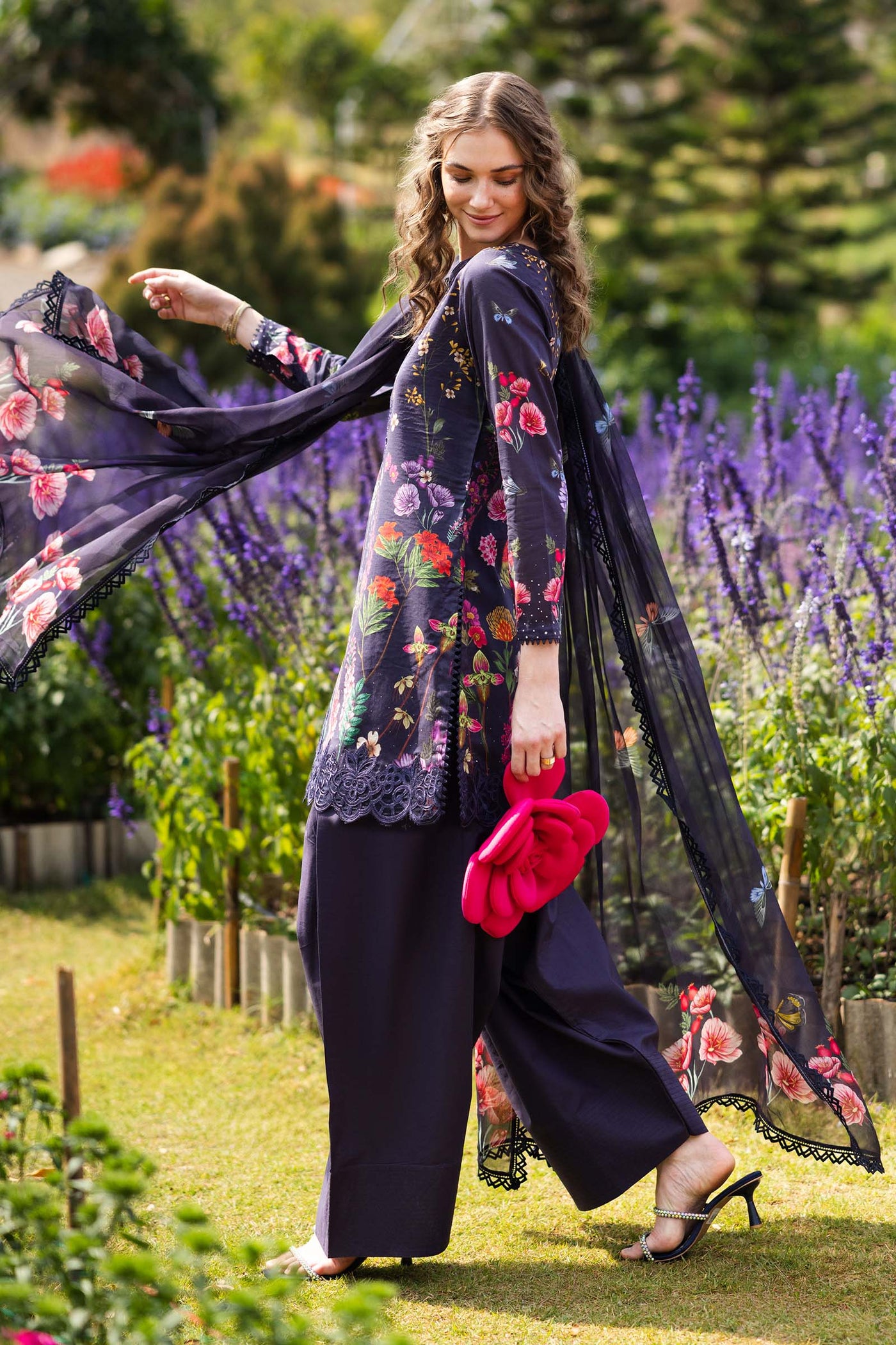 3 Piece Embroidered Lawn Suit